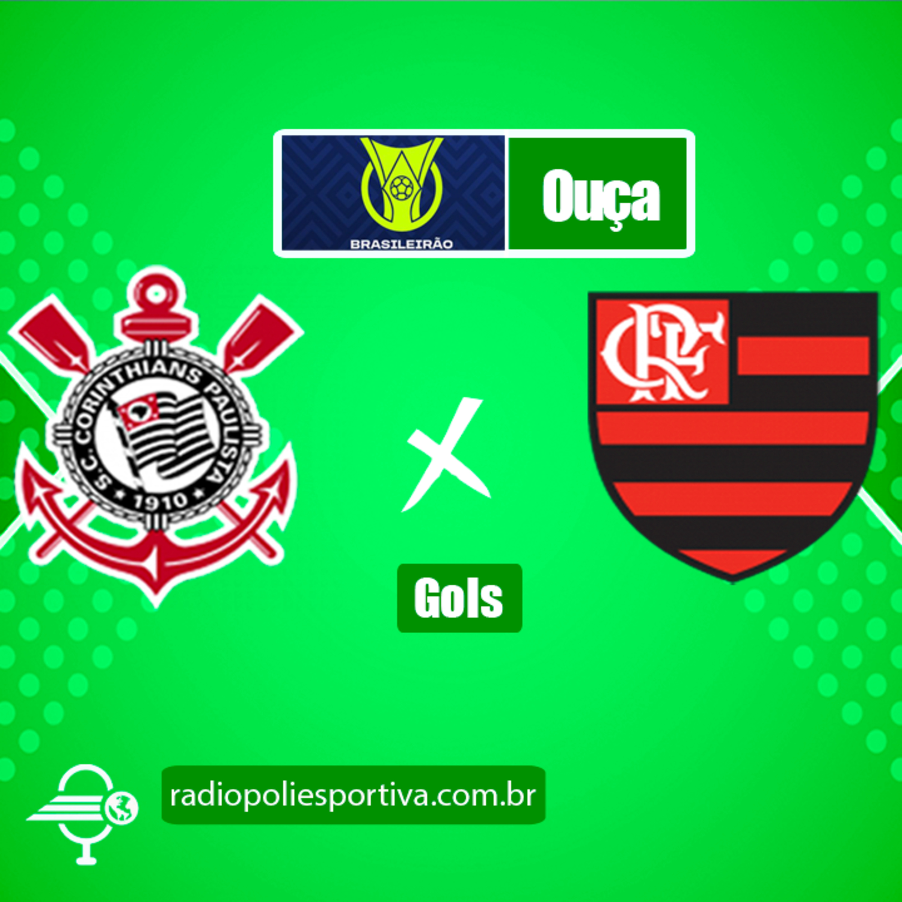 FUTEBOL NA POLIESPORTIVA - BRASILEIRÃO 2022 - RODADA #16 - GOL DE CORINTHIANS 1 X 0 FLAMENGO episode artwork