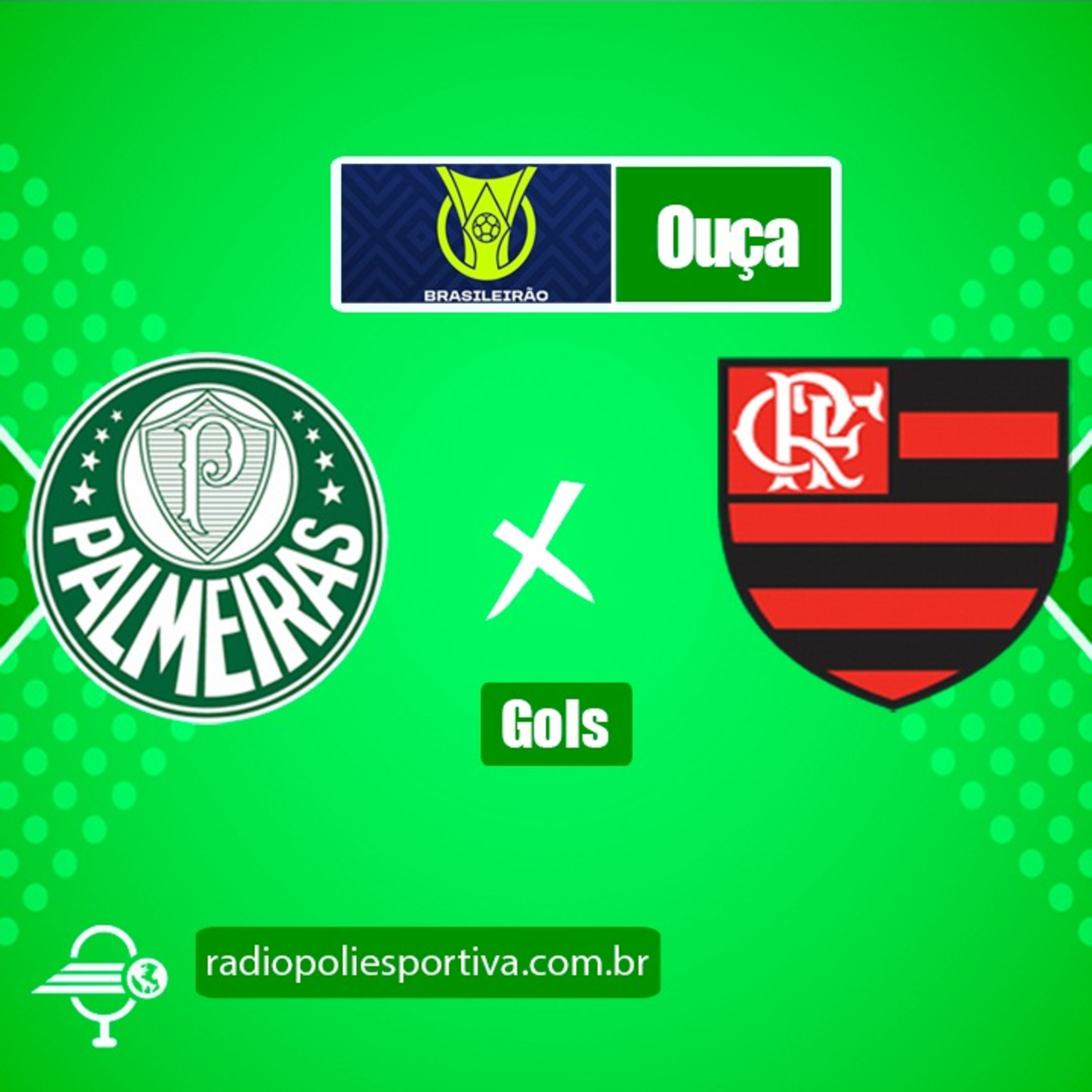 FUTEBOL NA POLIESPORTIVA - BRASILEIRÃO 2022 - RODADA #23 - GOLS DE PALMEIRAS 1 X 1 FLAMENGO episode artwork