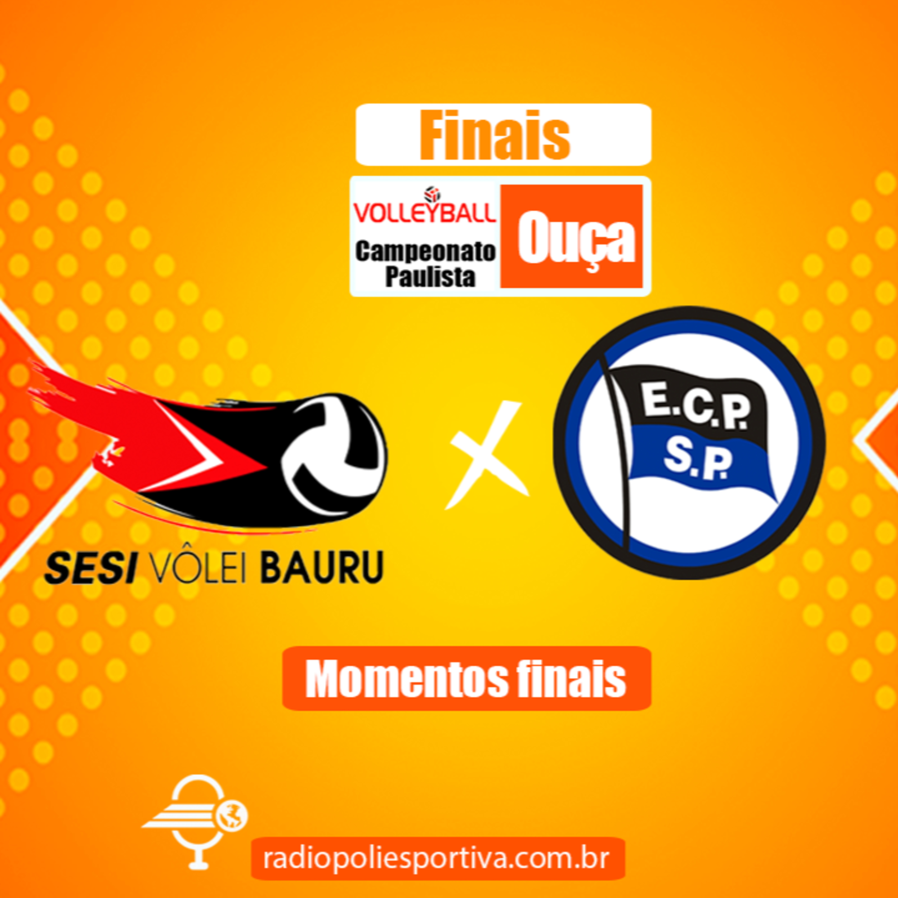 JORNADA DO VÔLEI - PAULISTA FEMININO DE VÔLEI 2022 - FINAL - JOGO #2 - MOMENTOS FINAIS DE SESI BAURU 3 X 1 PINHEIROS - SESI BAURU CAMPEÃO episode artwork