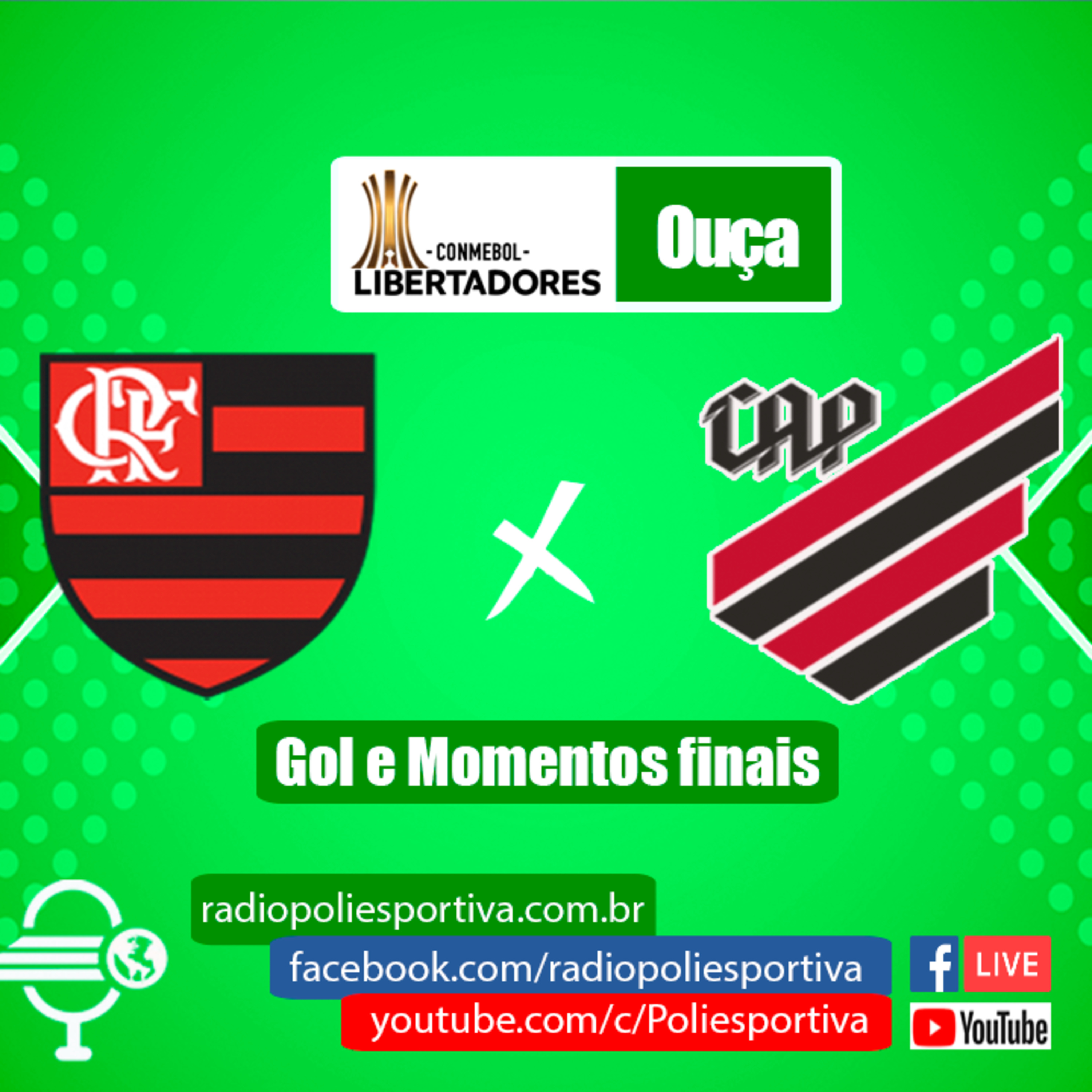FUTEBOL NA POLIESPORTIVA - LIBERTADORES 2022 - #FINAL - GOL E MOMENTOS FINAIS DE FLAMENGO 1 X 0 ATHLETICO PARANAENSE - FLAMENGO CAMPEÃO episode artwork