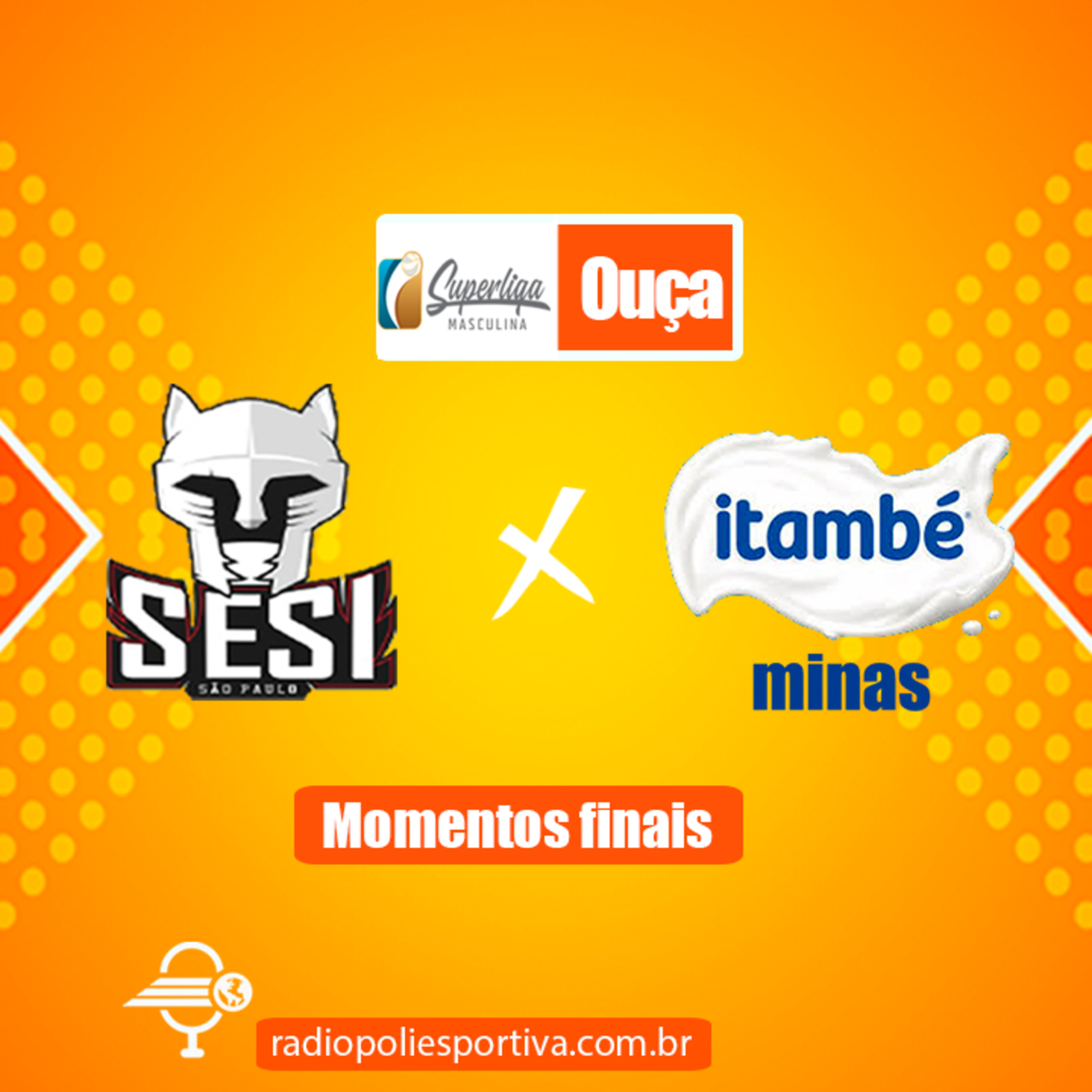 JORNADA DO VÔLEI - SUPERLIGA MASCULINA DE VÔLEI 2022/23 - RODADA #3 - MOMENTOS FINAIS DE SESI-SP 1 X 3 ITAMBÉ MINAS episode artwork