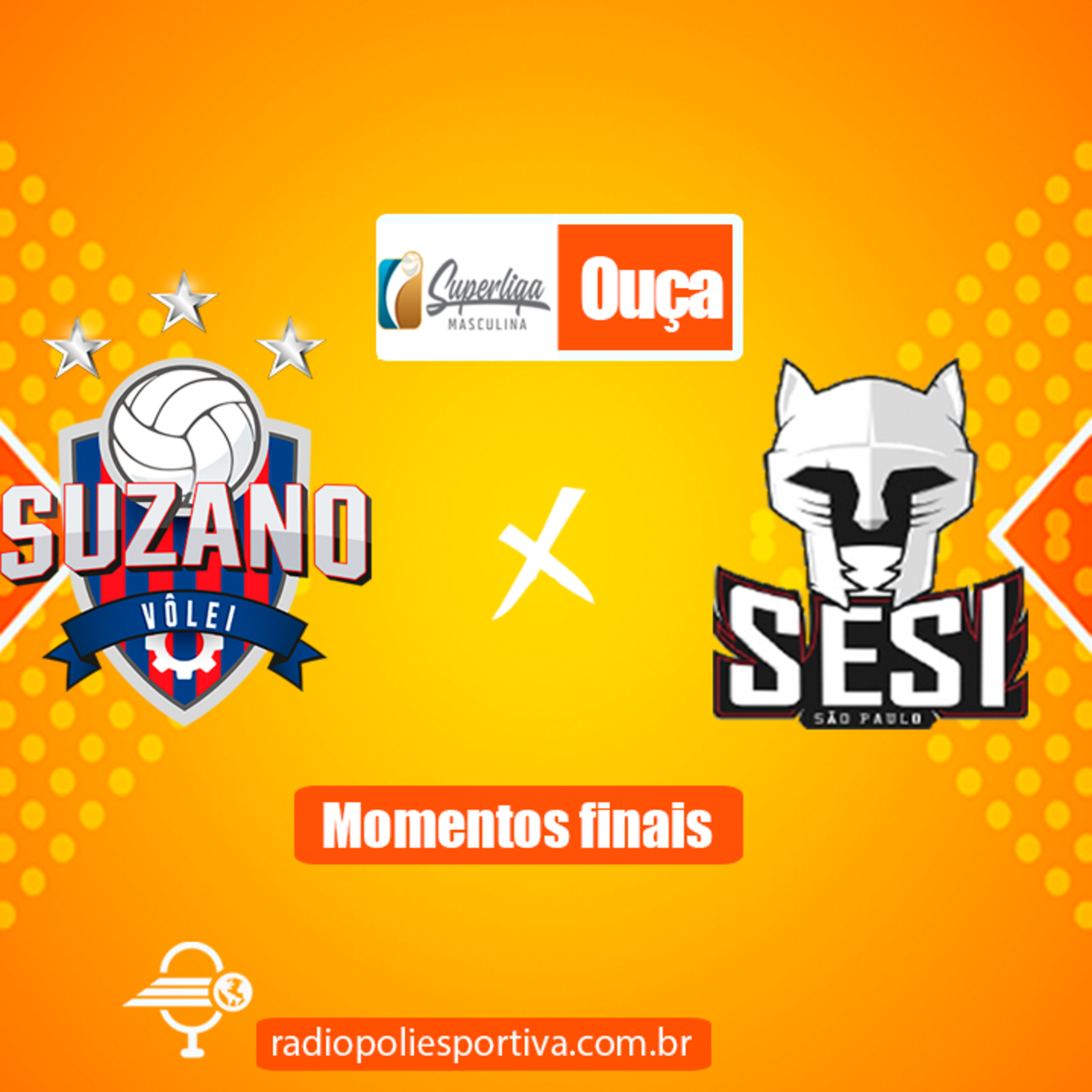 JORNADA DO VÔLEI - SUPERLIGA MASCULINA DE VÔLEI 2022/23 - RODADA #1 - RETURNO - MOMENTOS FINAIS DE SUZANO 2 X 3 SESI-SP episode artwork