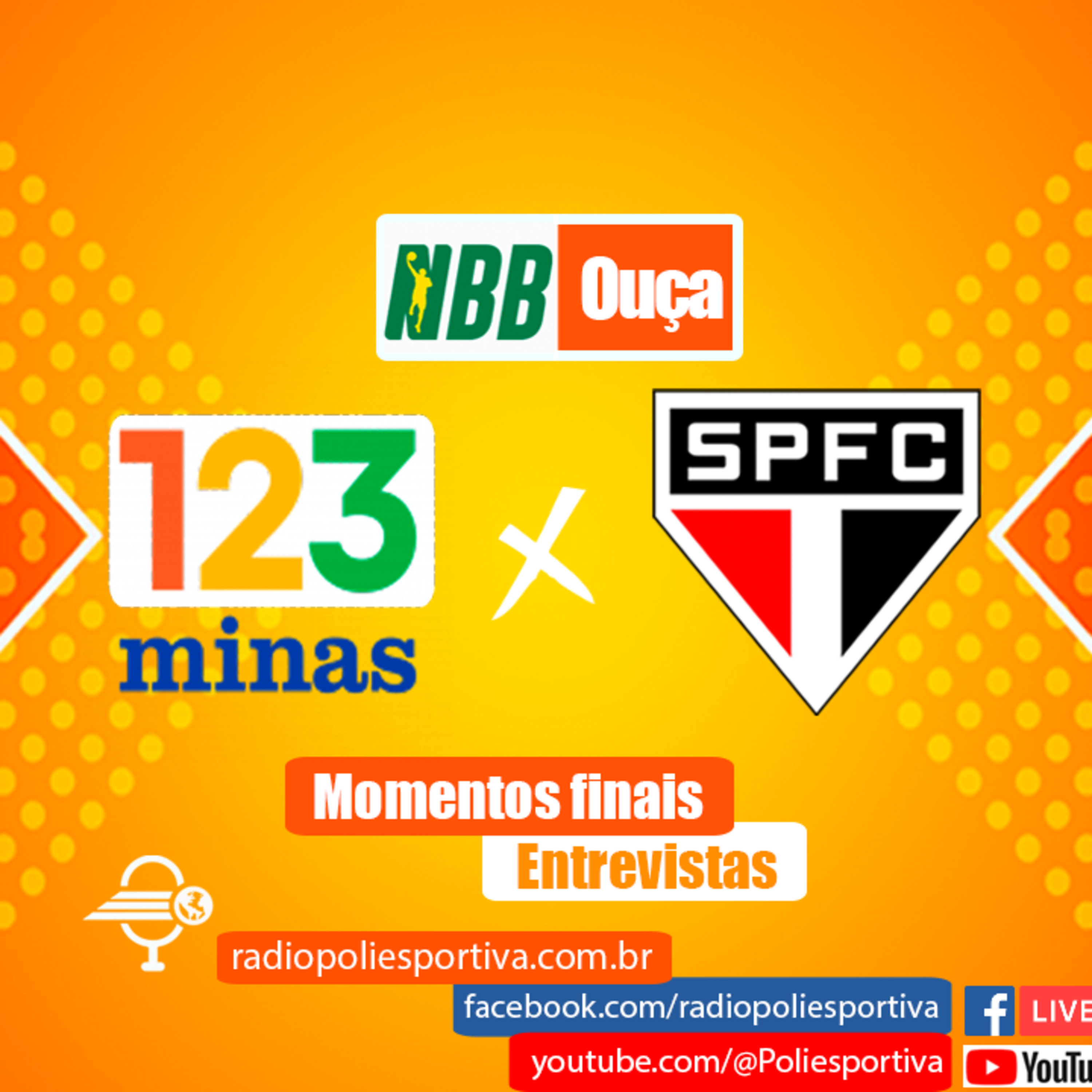 SHOW DE BASQUETE - NBB 15 2022/23 - RODADA #19 - MOMENTOS FINAIS DE 123 MINAS 87 X 76 SÃO PAULO episode artwork