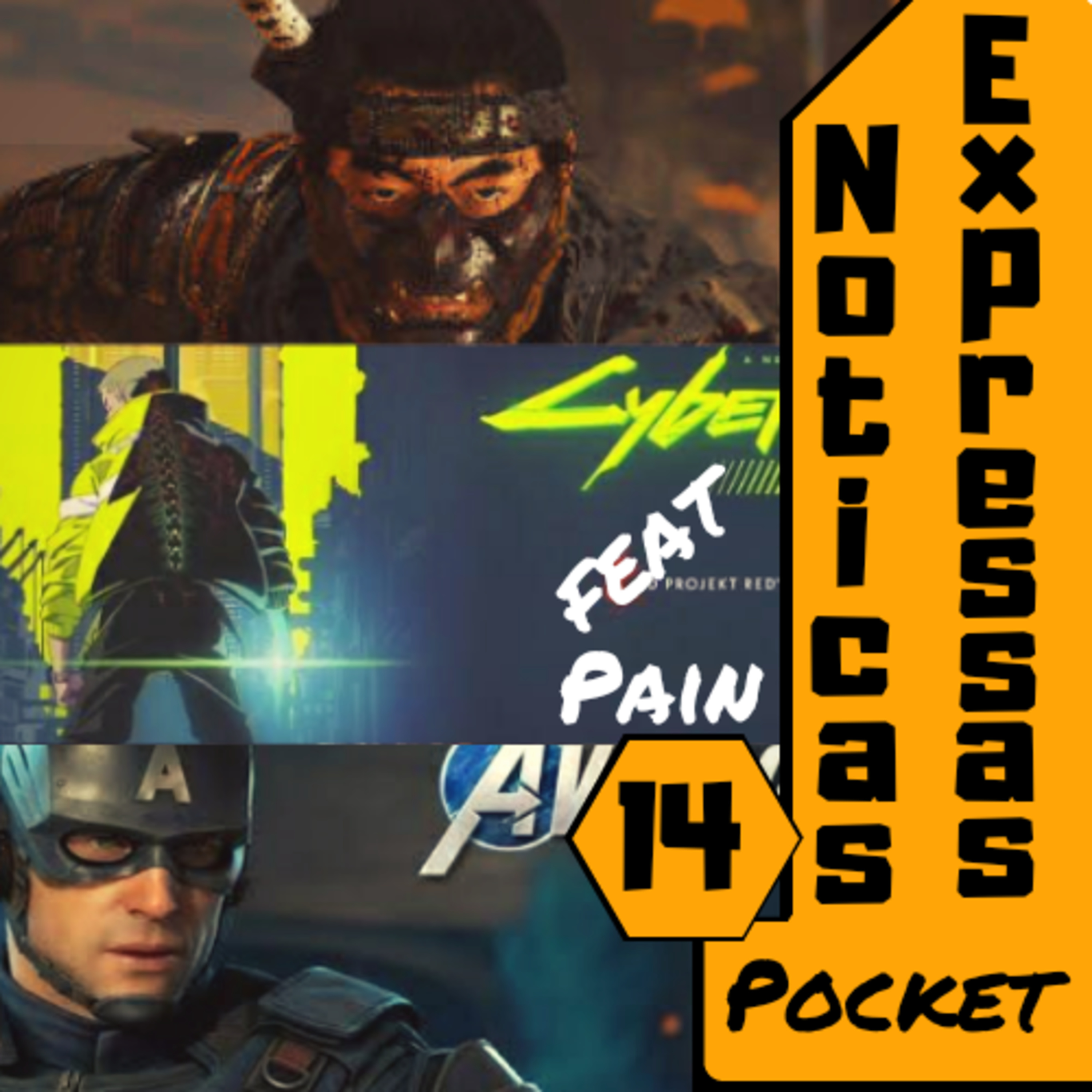 Notícias Expressas 14 (Avengers,Ghost of the Tsushima e Cyberpunk 2077) episode artwork