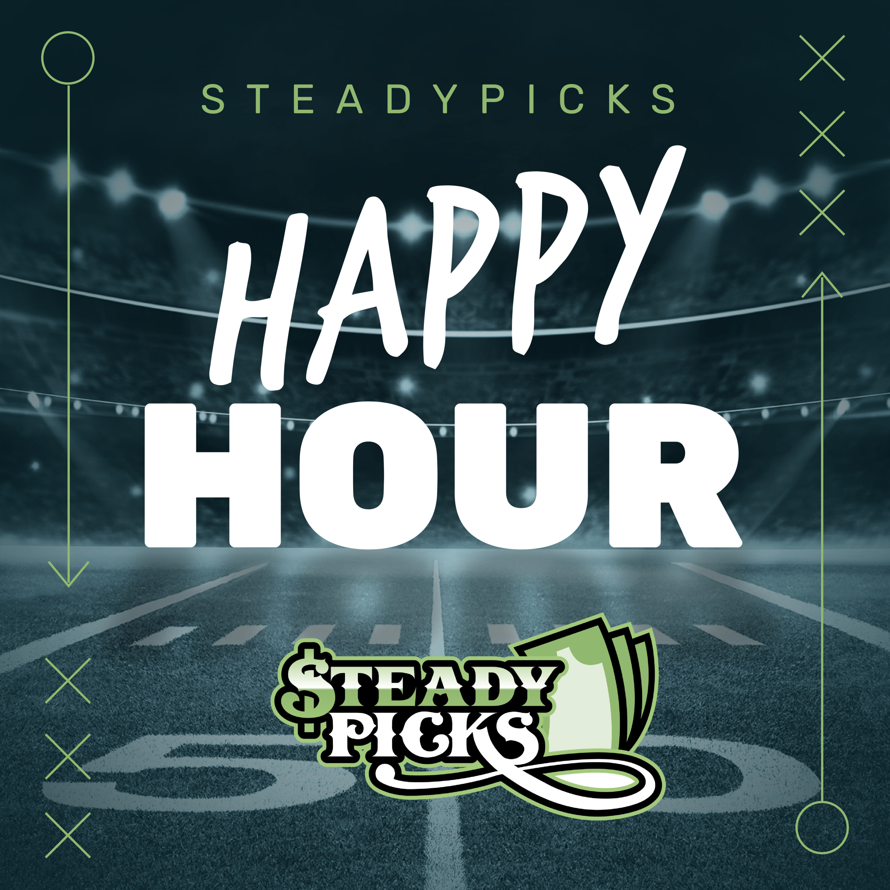 NFL Happy Hour - Week 2 Recap, Monday Night Football Picks, & Early Bets To Consider Making (Featuring Donny & Ricky) episode artwork