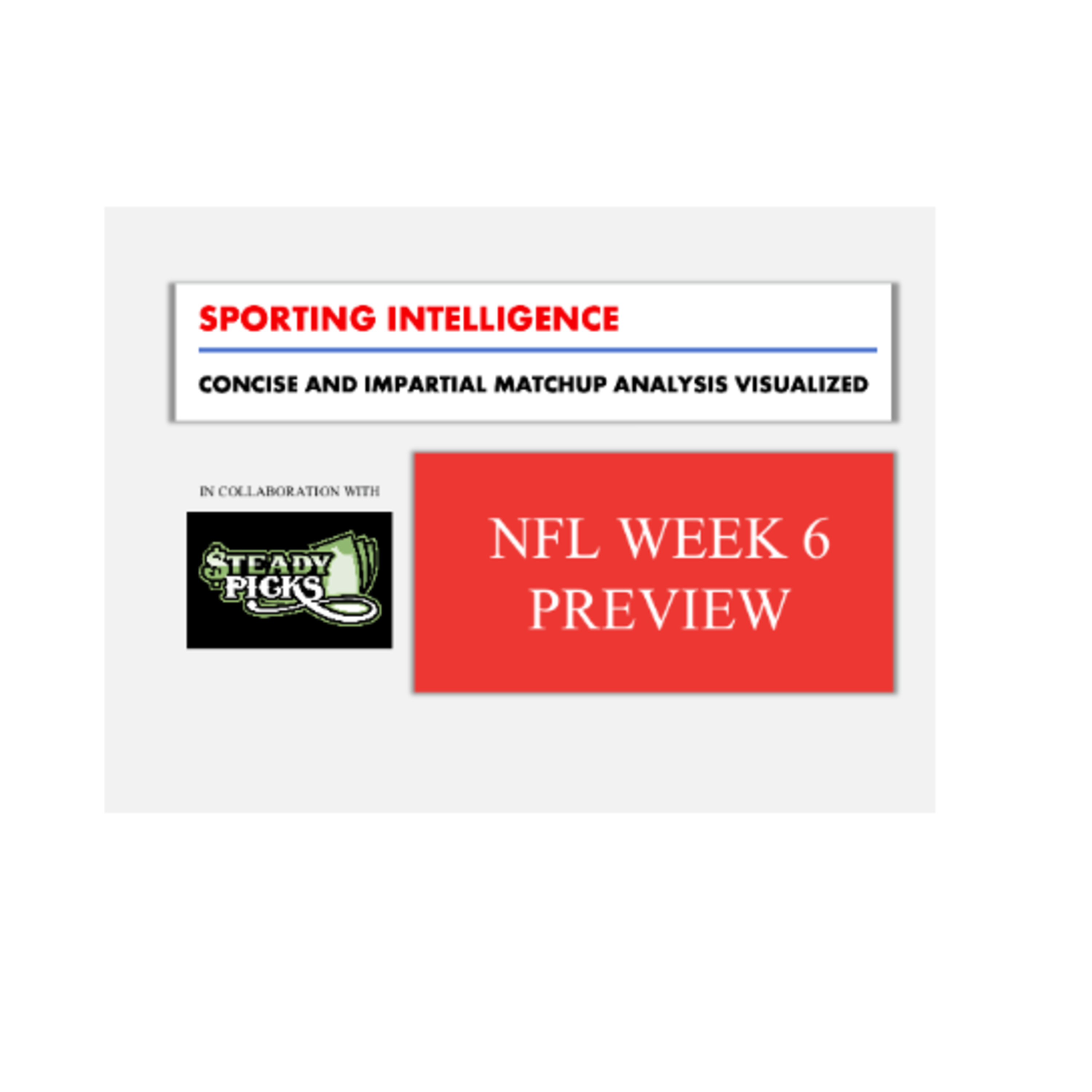 Sporting Intelligence - Week 6 NFL Preview episode artwork