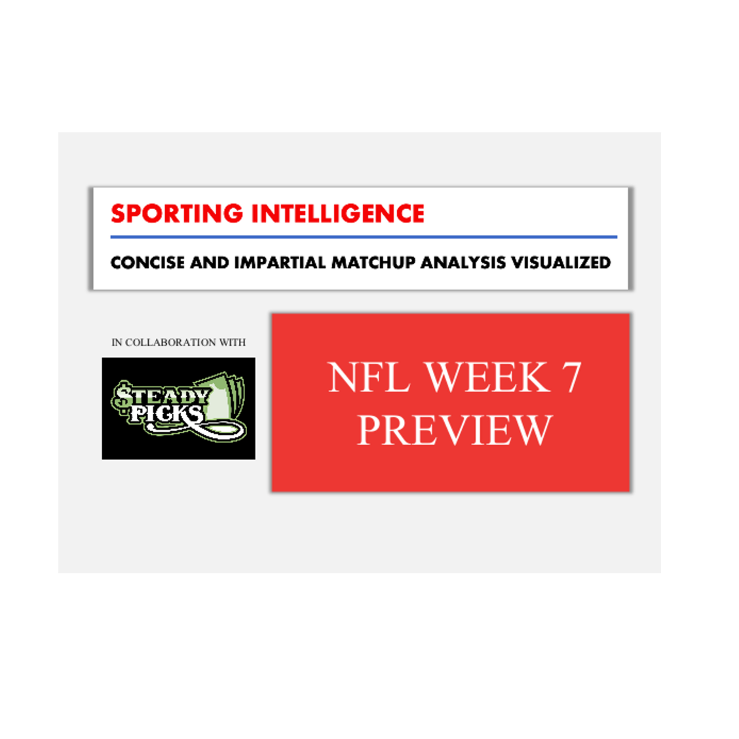 Sporting Intelligence - Week 7 NFL Preview episode artwork