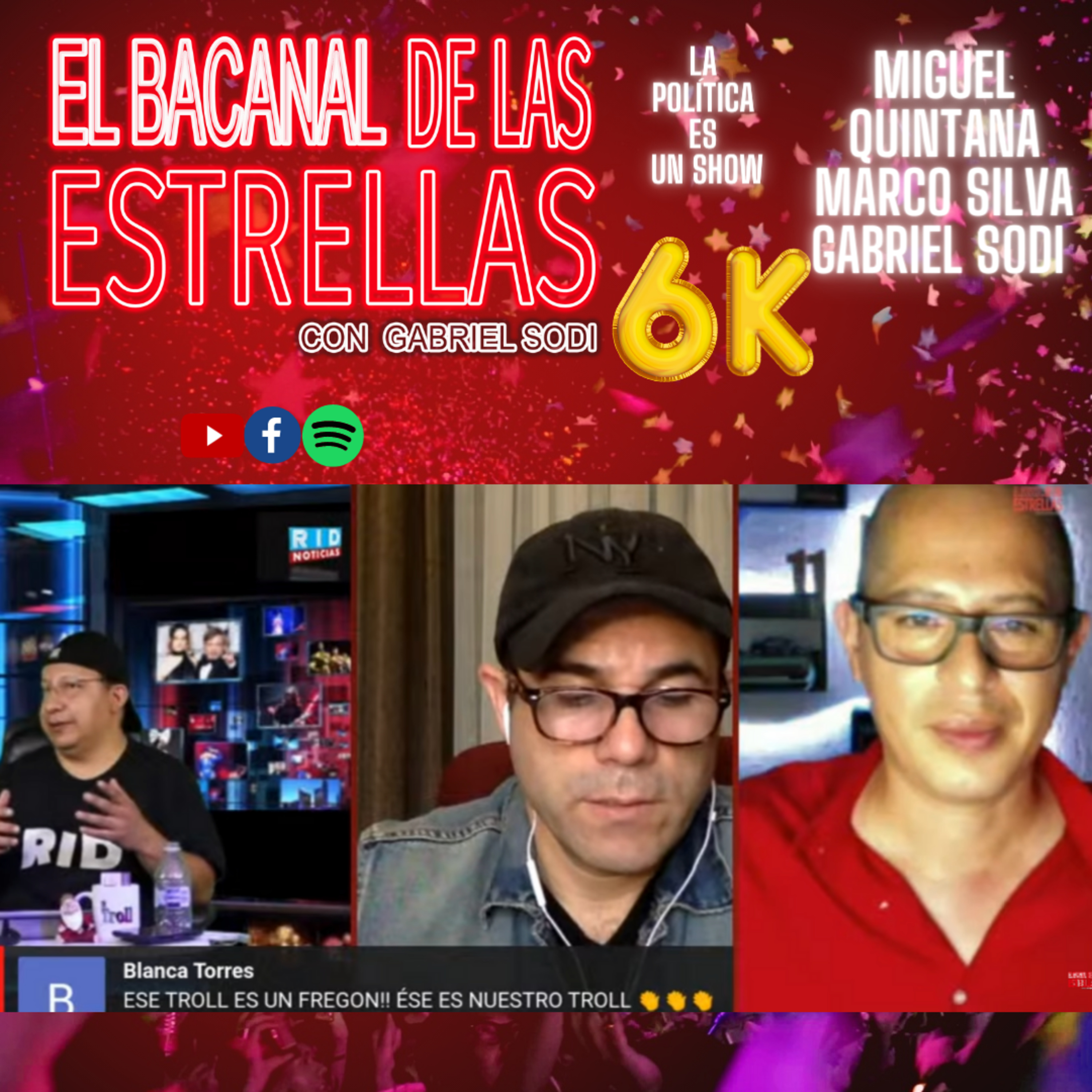 EL BACANAL DE LAS ESTRELLAS CON GABRIEL SODI