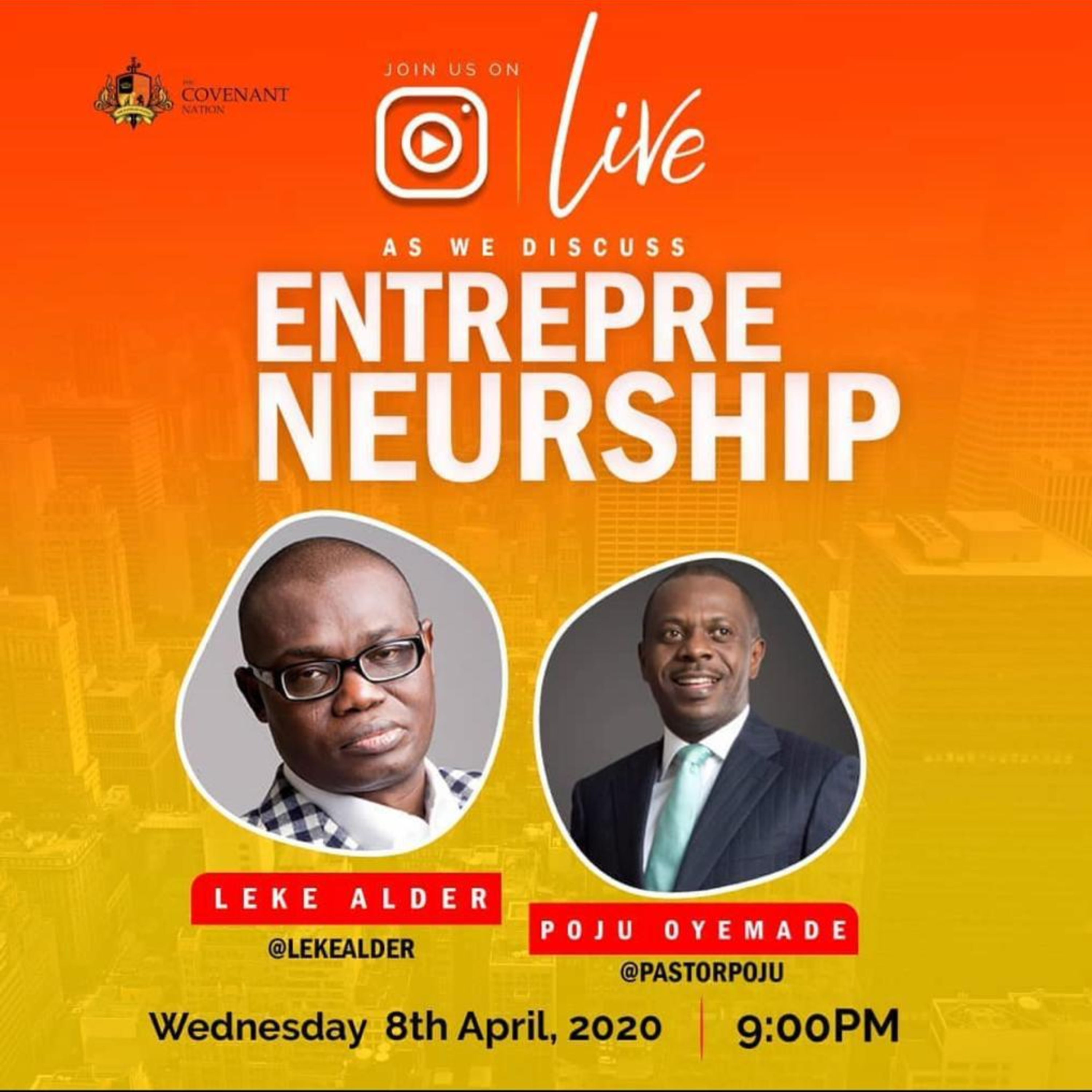 Leke Aldar and Pastor Poju on 'Enterpreneurship' | Live with Pastor Poju episode artwork
