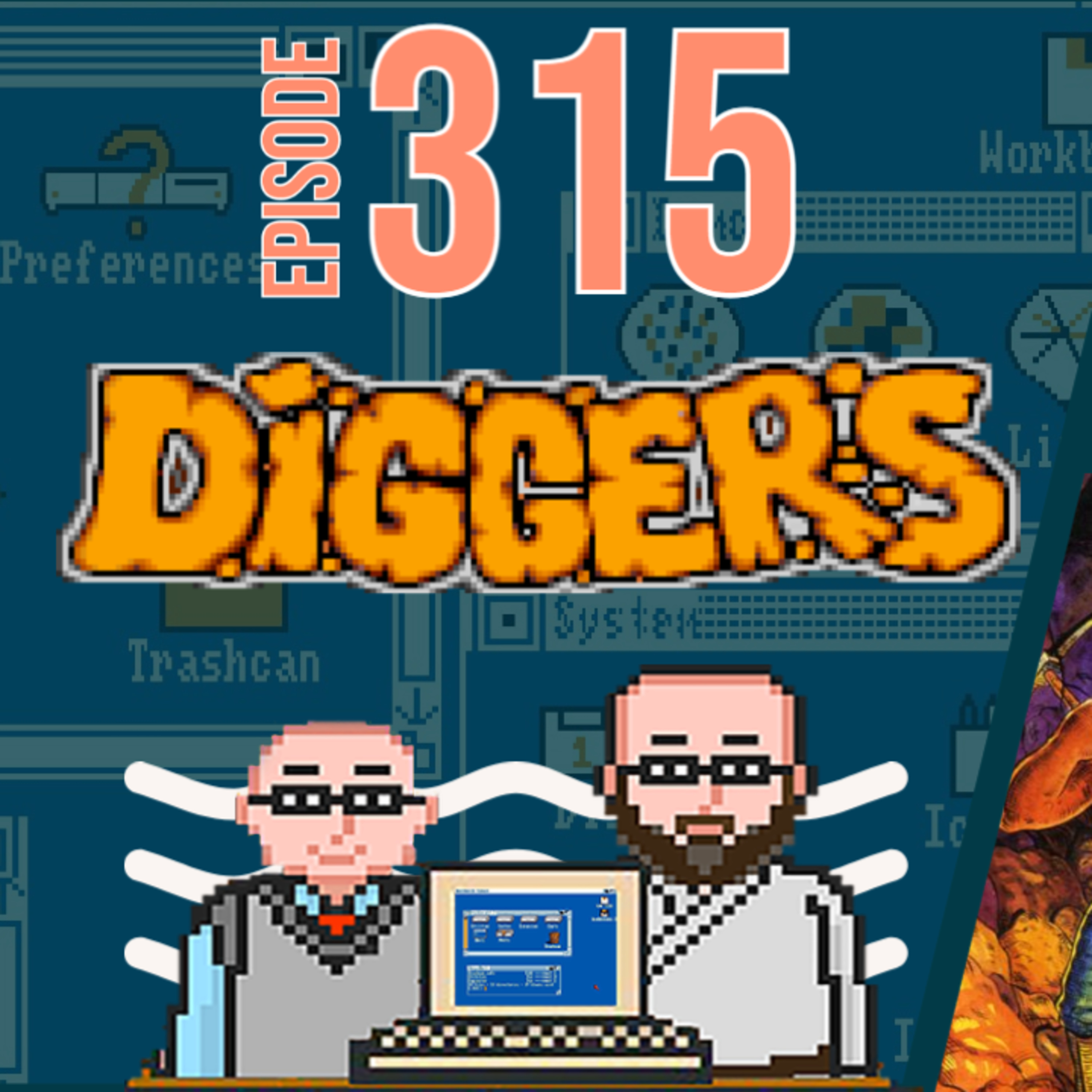 You noble Diggers all stand up now! Amigos: Everything Amiga 315 episode artwork