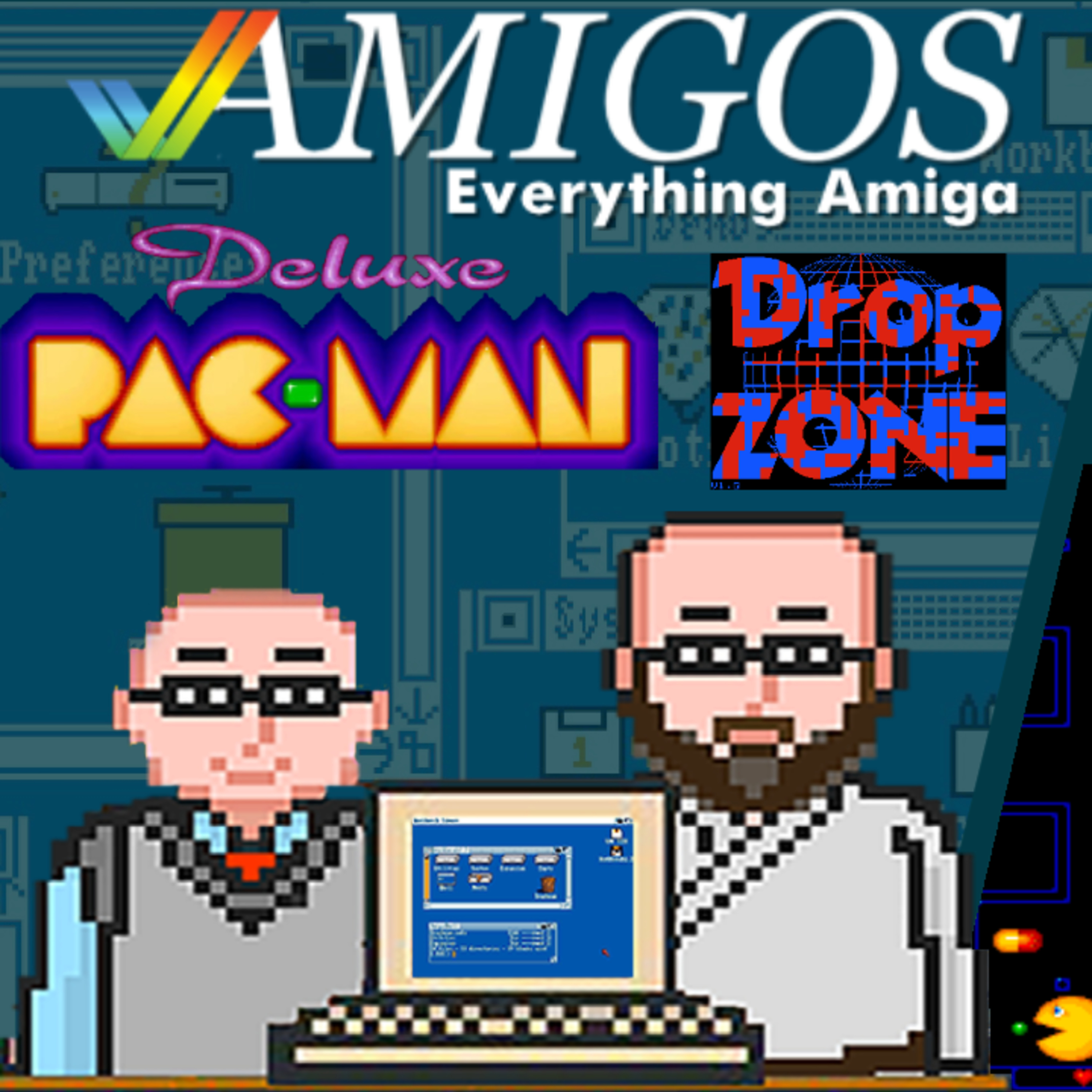 Pac-Man Pops a Cap! It's Public Domania Featuring Drop Zone! Amigos: Everything Amiga 348 episode artwork