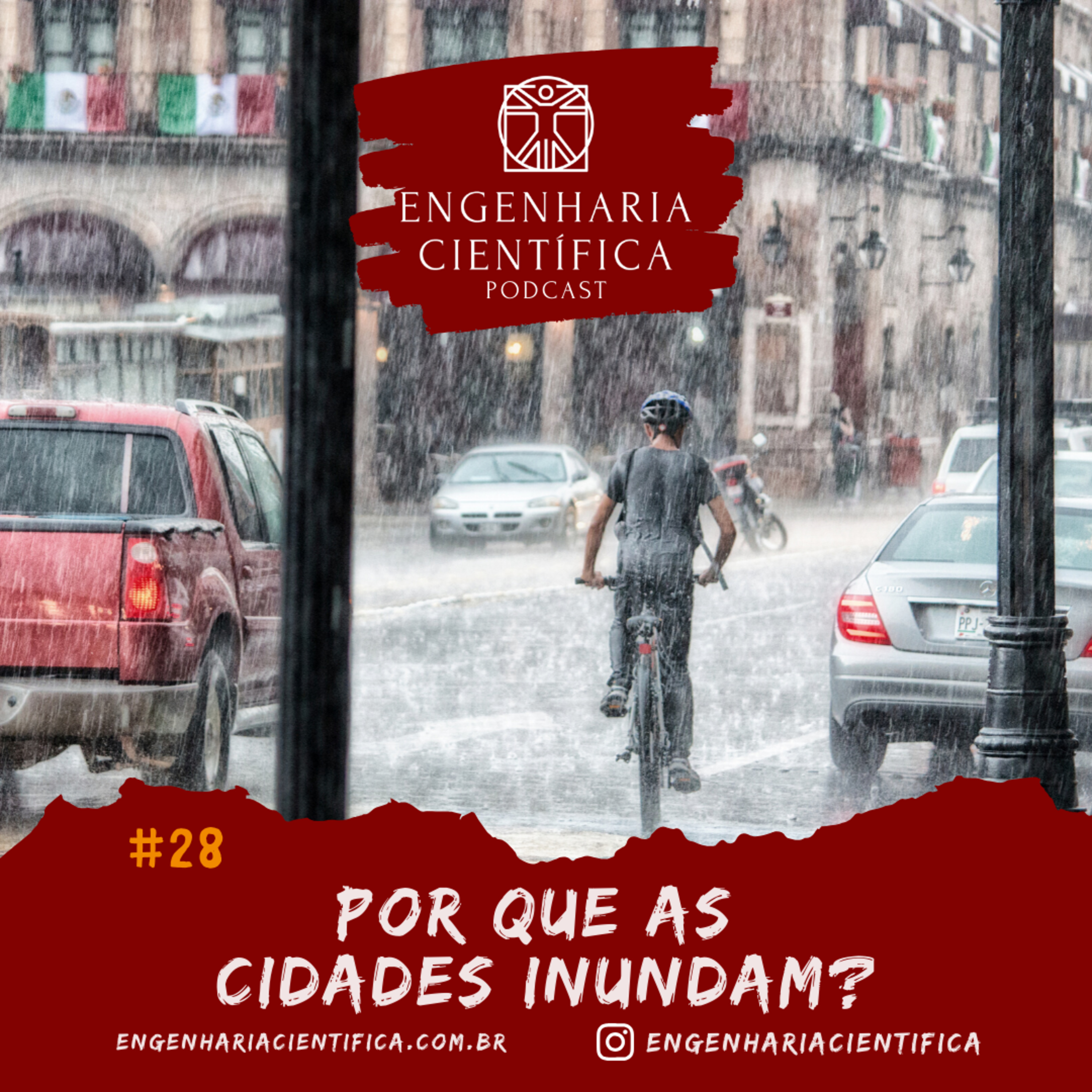#28 POR QUE AS CIDADES INUNDAM? episode artwork