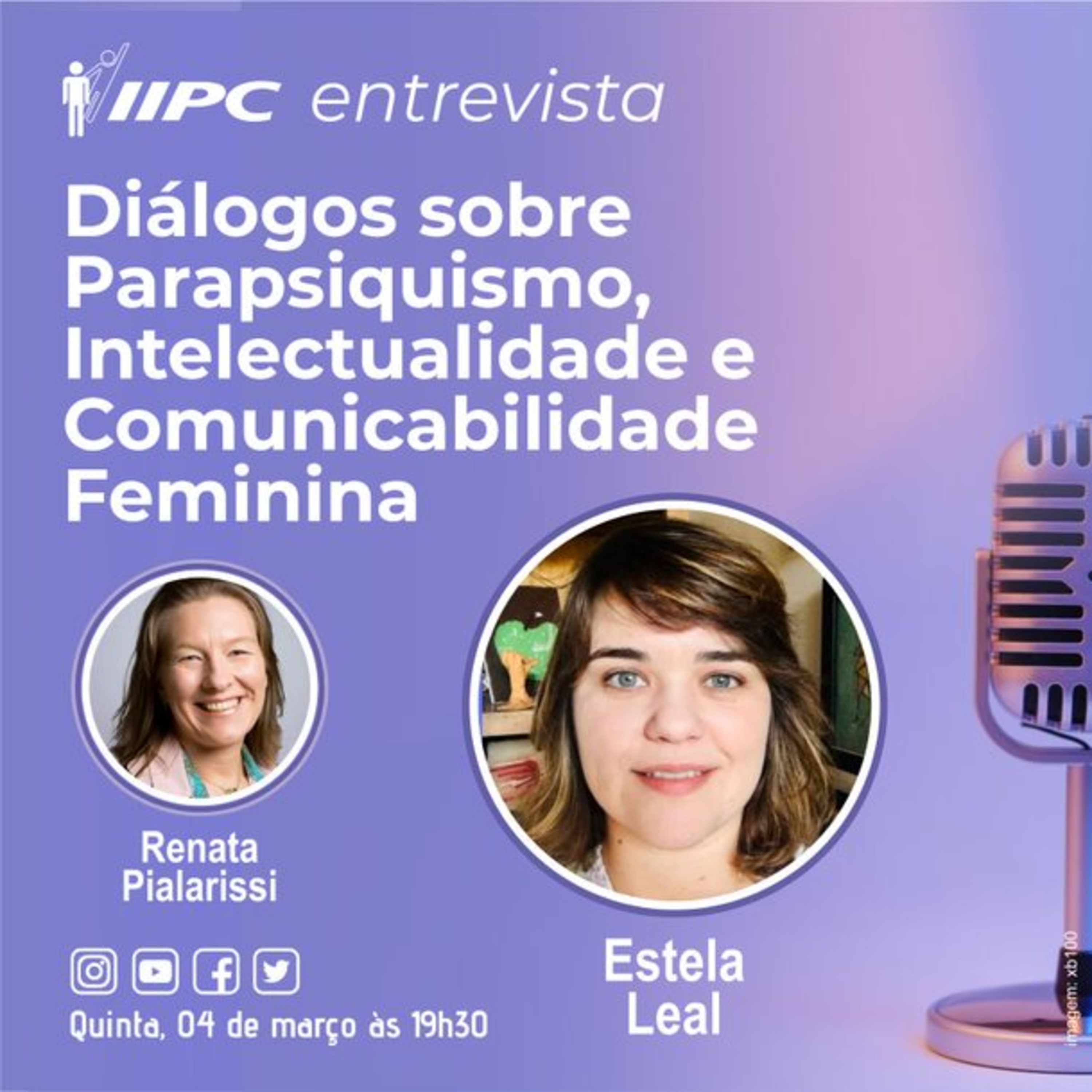 Live 121 - Diálogos sobre Parapsiquismo, Intelectualidade e Comunicabilidade Feminina episode artwork