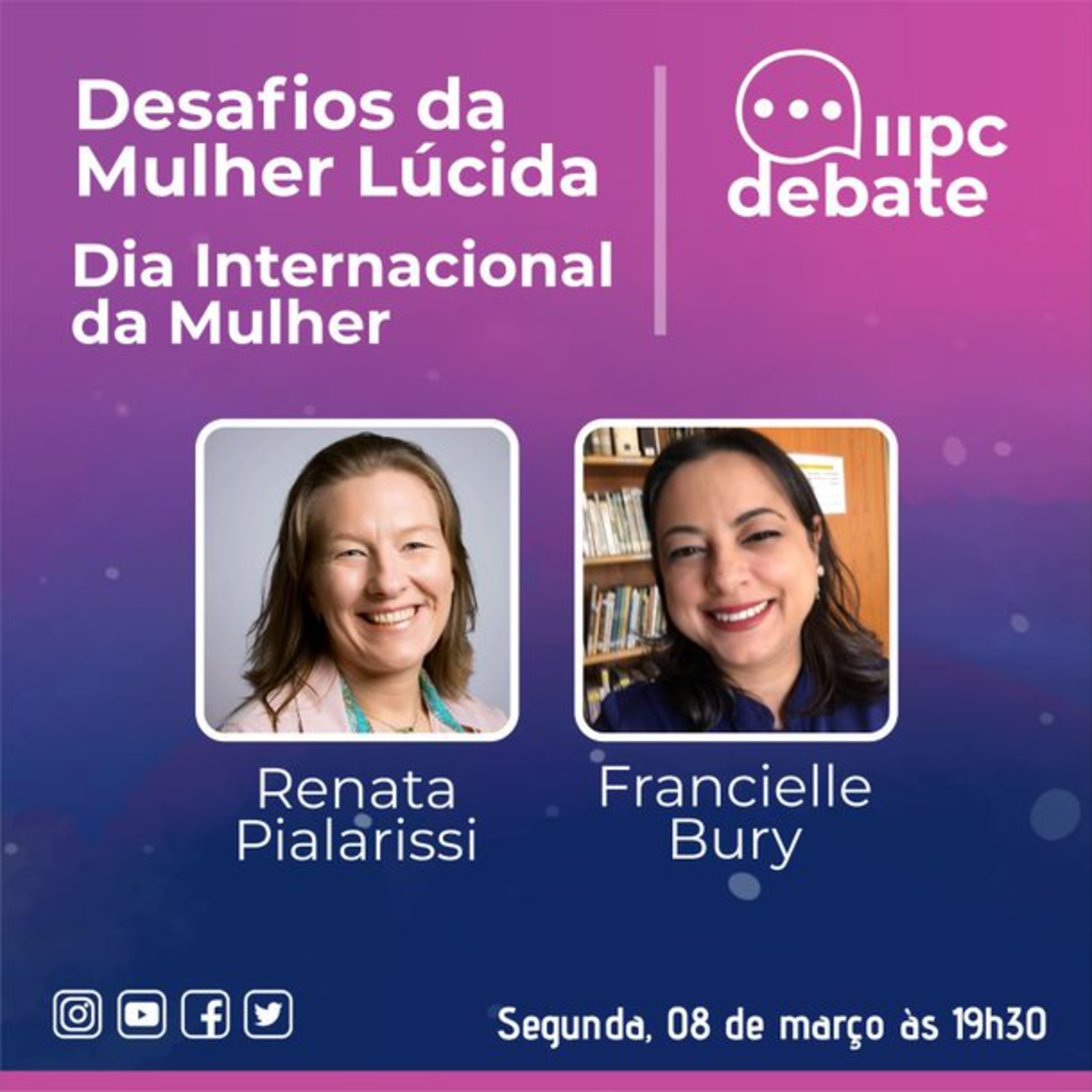 Live 124 - Desafios da Mulher Lúcida - Dia Internacional da Mulher episode artwork