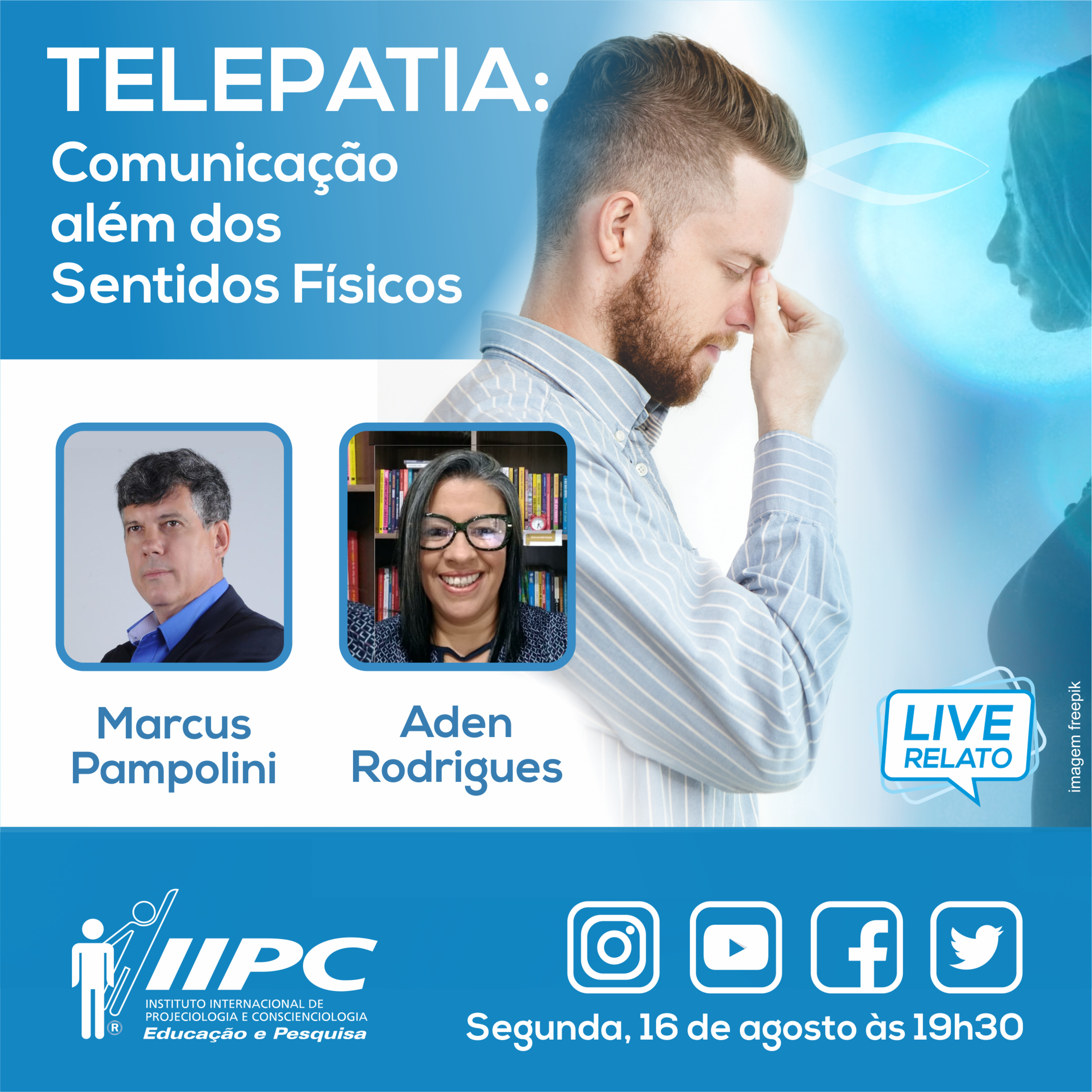 Live 187 - Telepatia: Comunicação Além dos Sentidos Físicos episode artwork