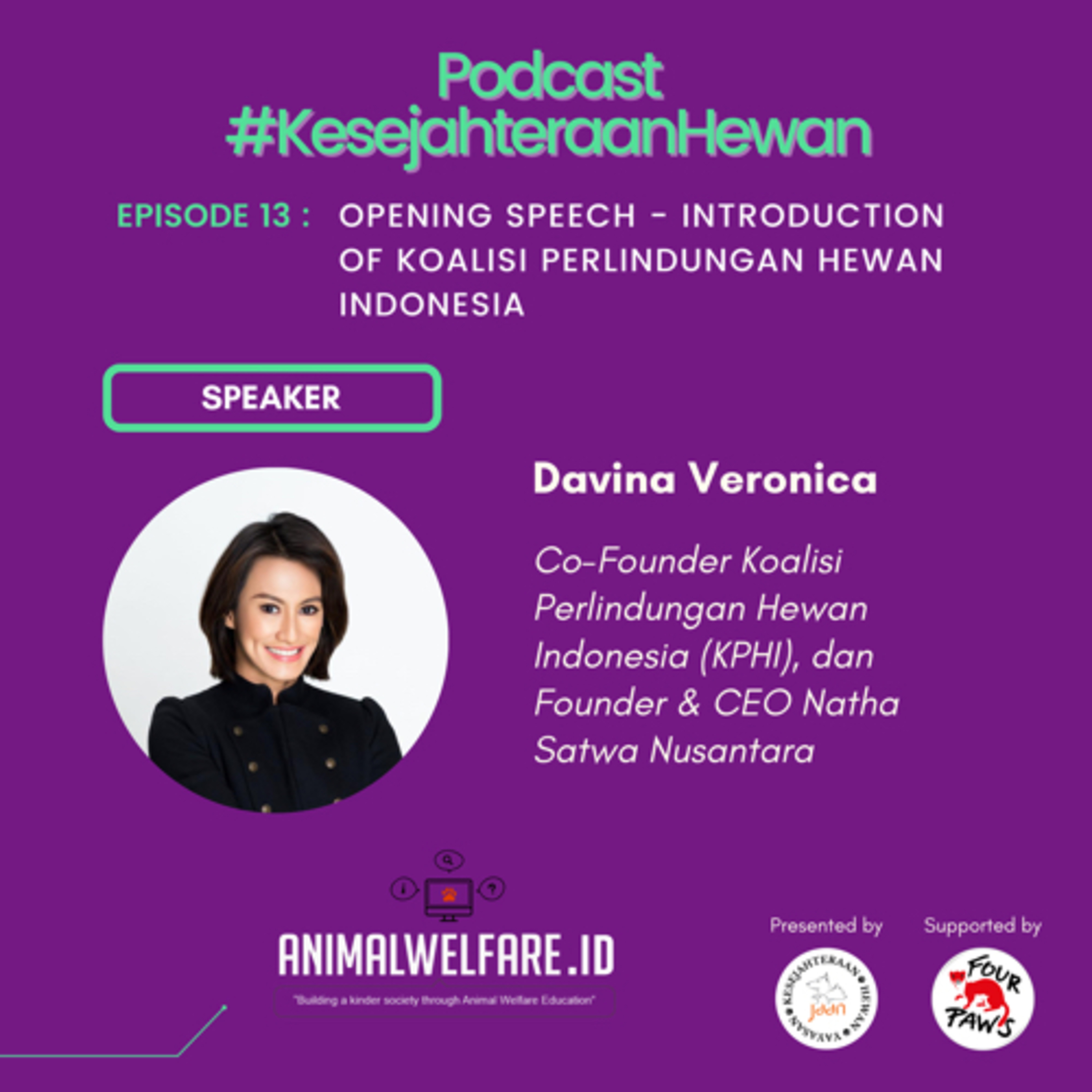 Podcast #KesejahteraanHewan Animal Welfare Indonesia