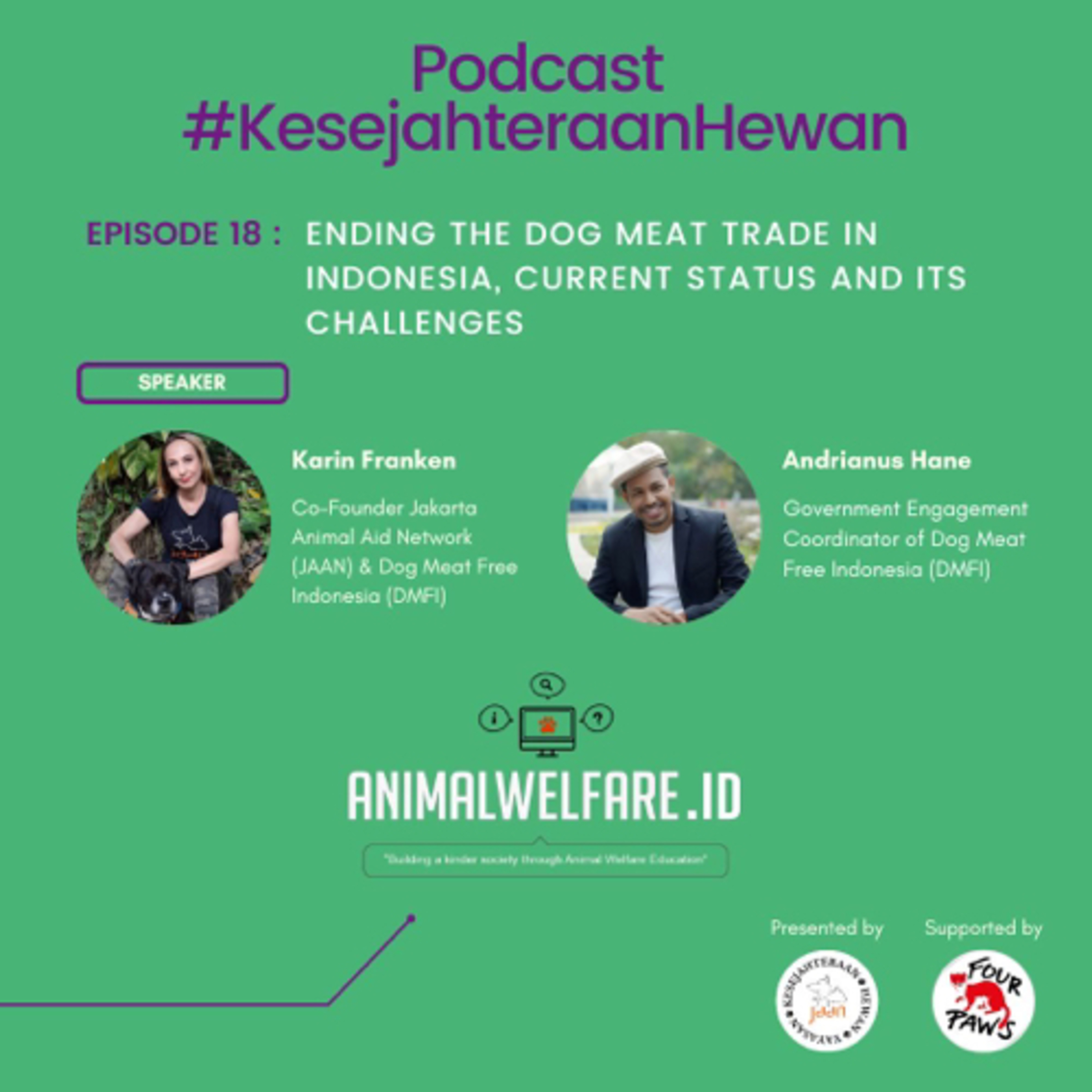 Podcast #KesejahteraanHewan Animal Welfare Indonesia