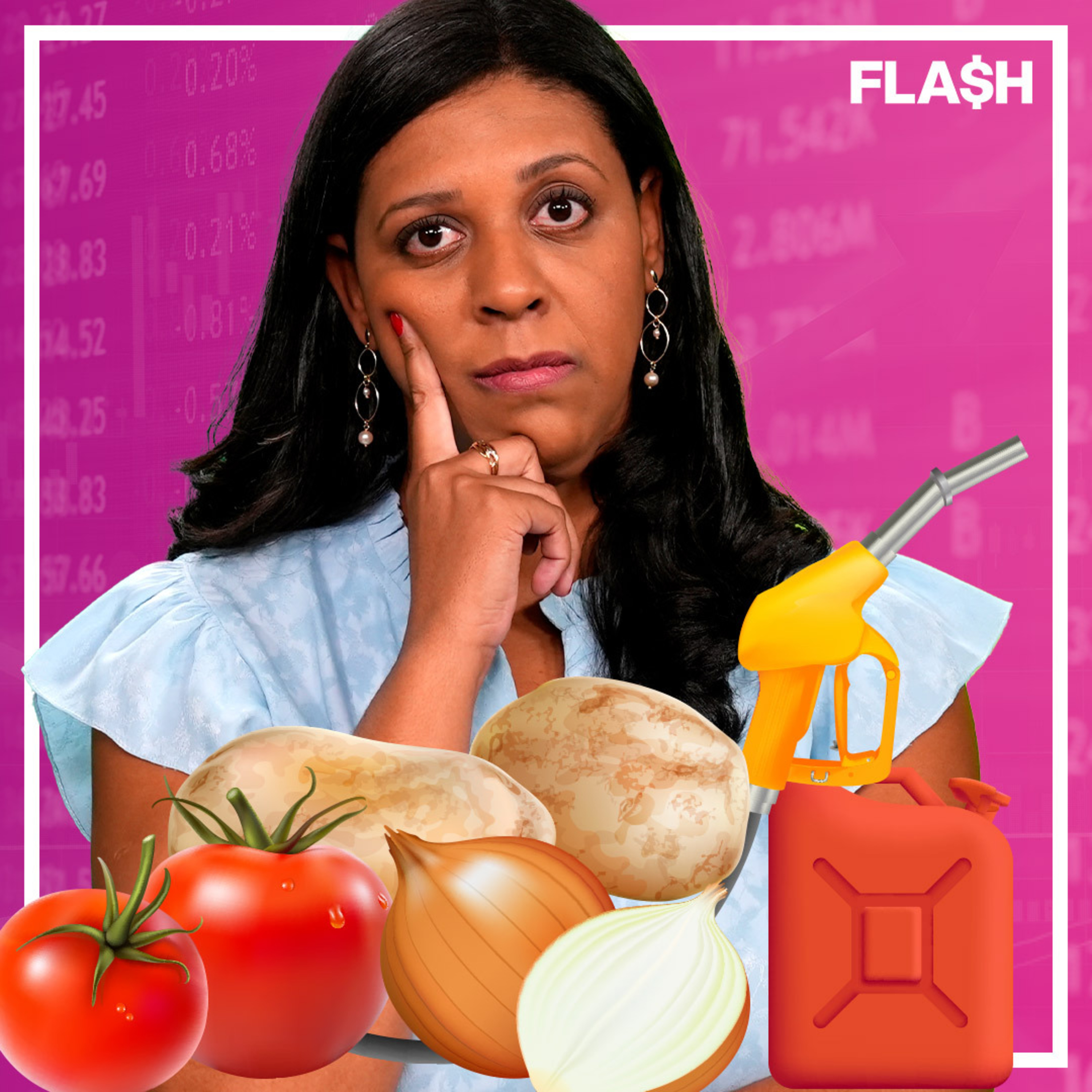 Prévia da inflação sobe com alta dos alimentos e combustíveis; China bate recorde de casos de covid | FLASH IN$ episode artwork