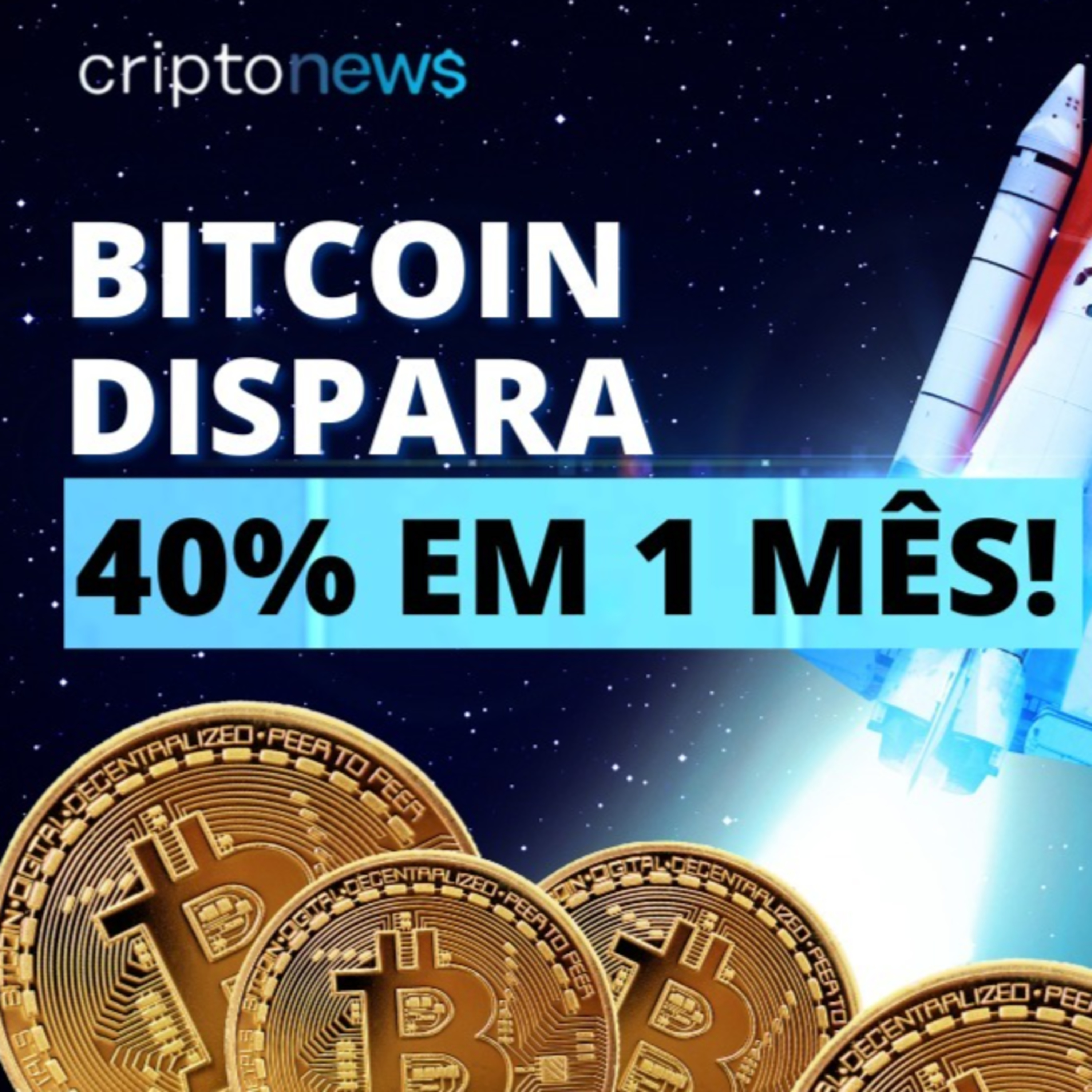 Bitcoin (BTC) dispara 40% em um mês e tem melhor começo de ano na década episode artwork