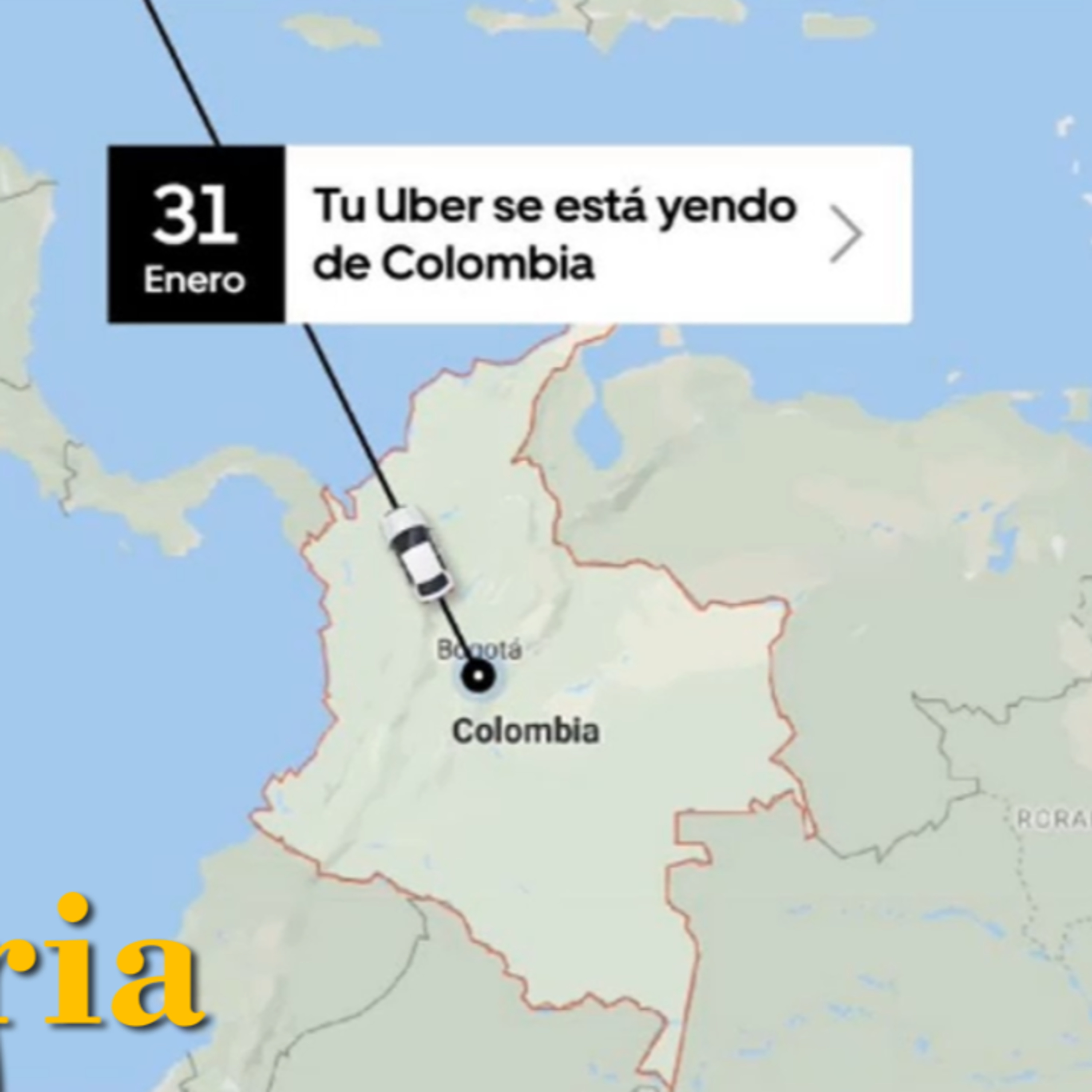 Uber deixará de operar na Colômbia por causa do estado episode artwork