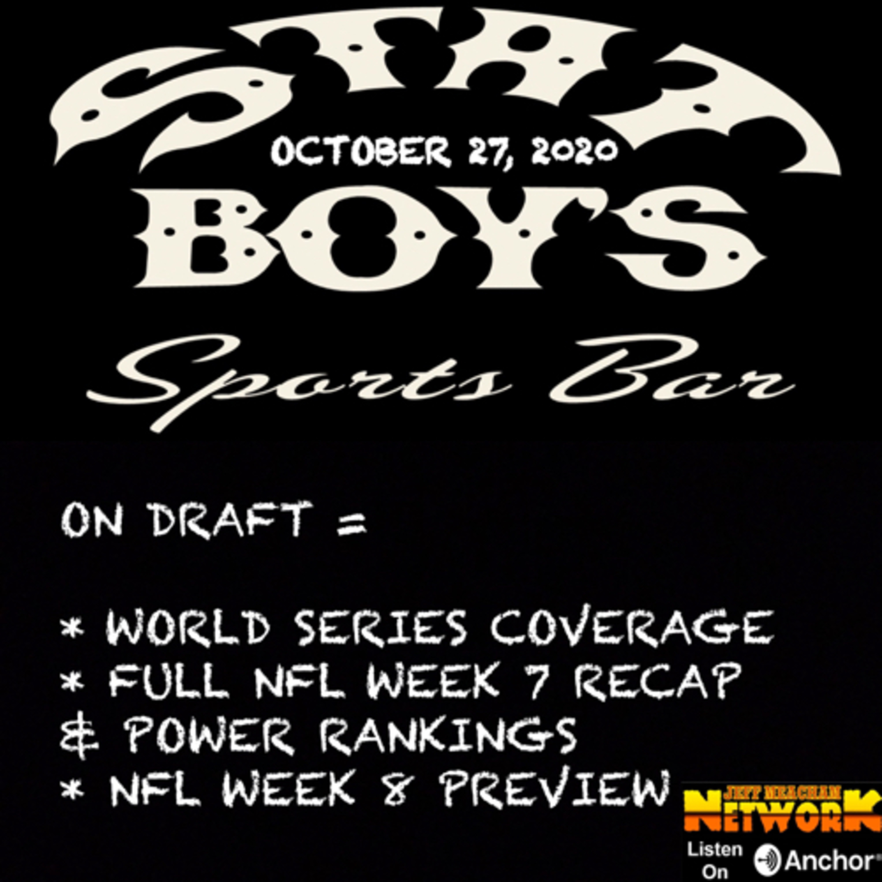 STAT BOY’S SPORTS BAR - October 27, 2020 episode artwork