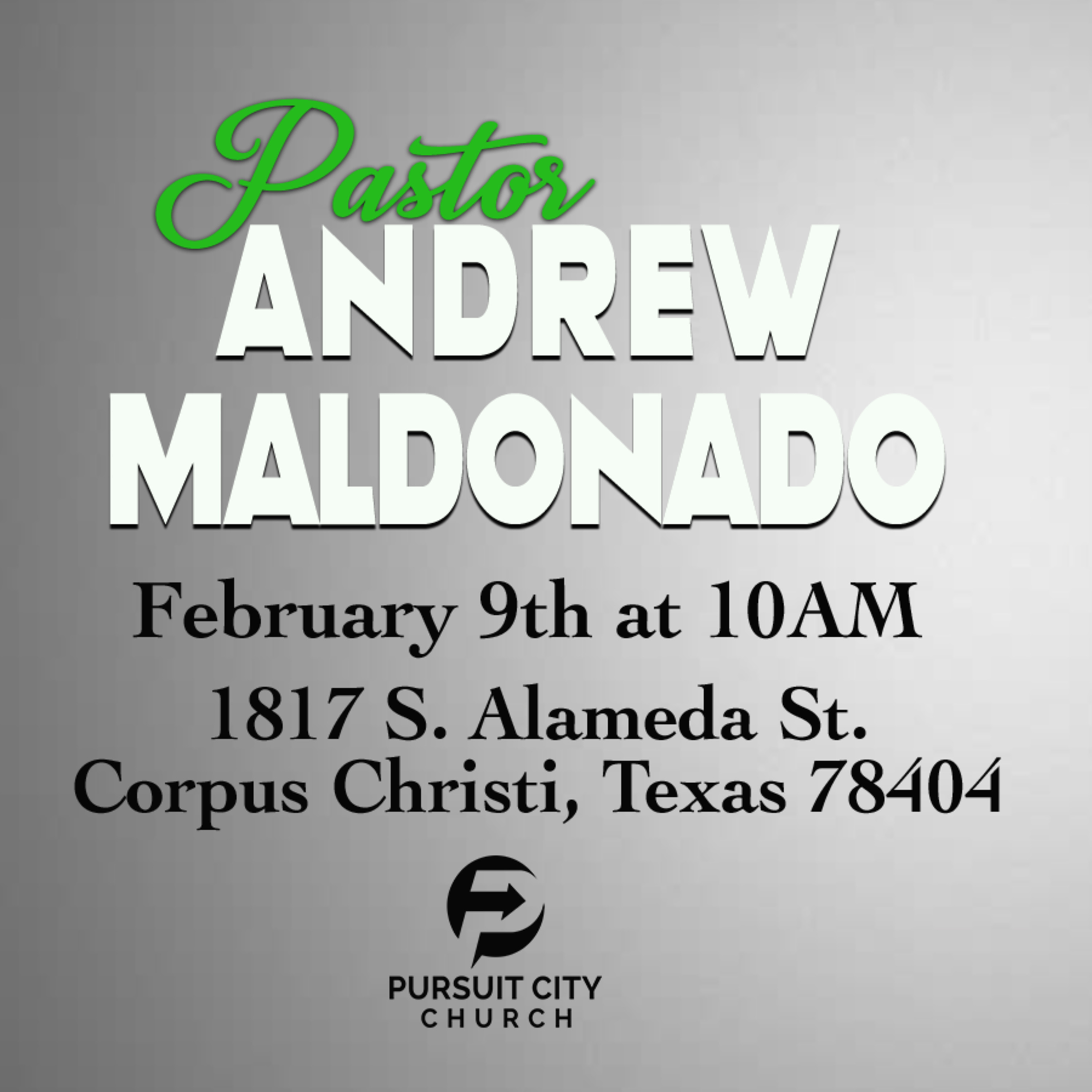 Pastor Andrew Maldonado Vision 2020 episode artwork