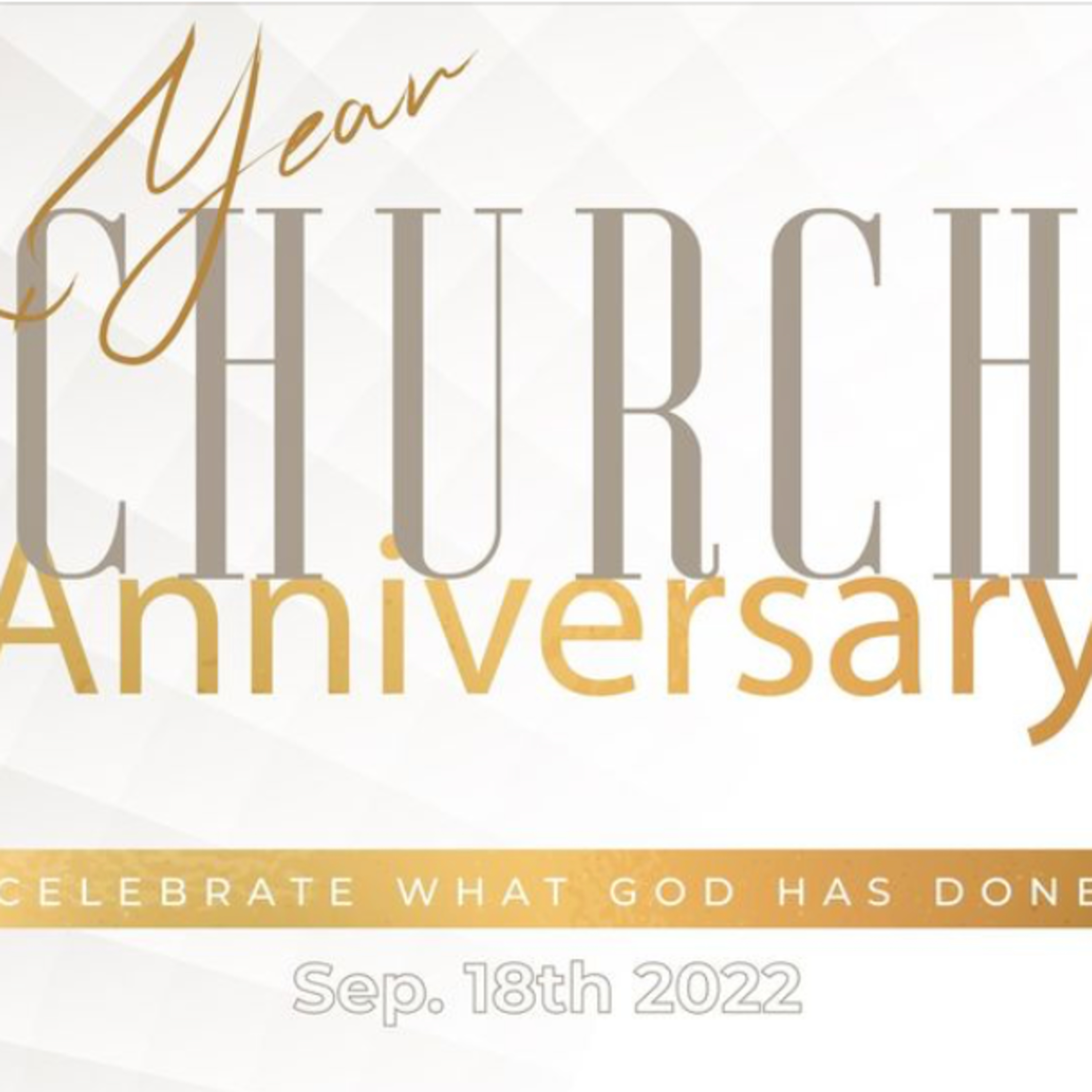 Six Year Church Anniversary Service episode artwork