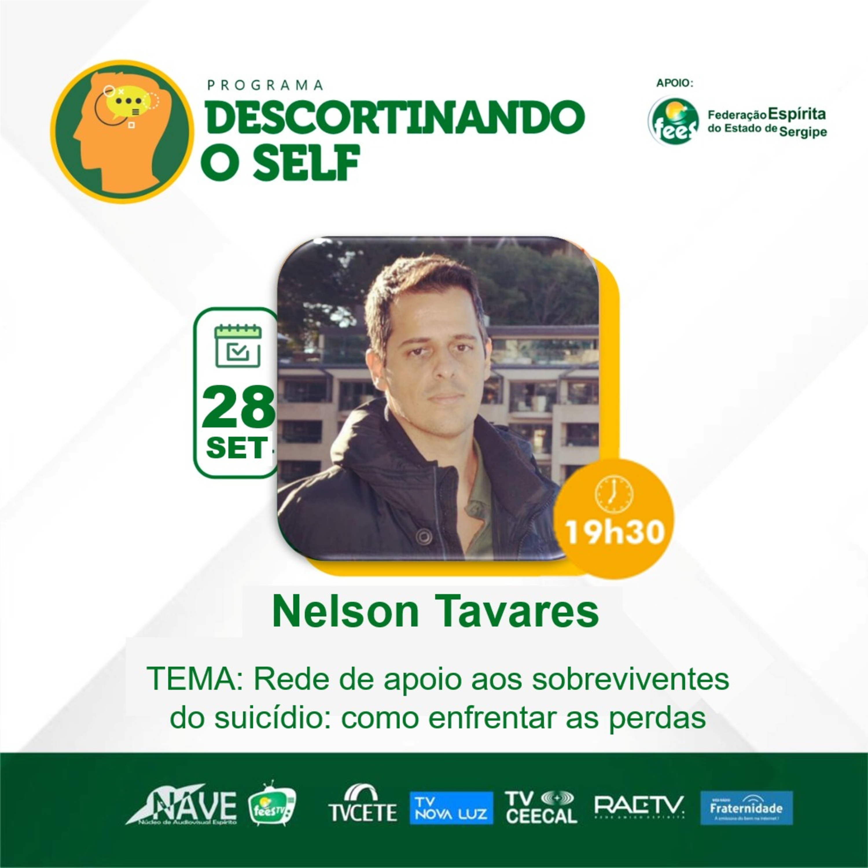 Programa Descortinando o Self - Rede de Apoio ao sobrevivente do suicídio - Como enfrentar as perdas episode artwork