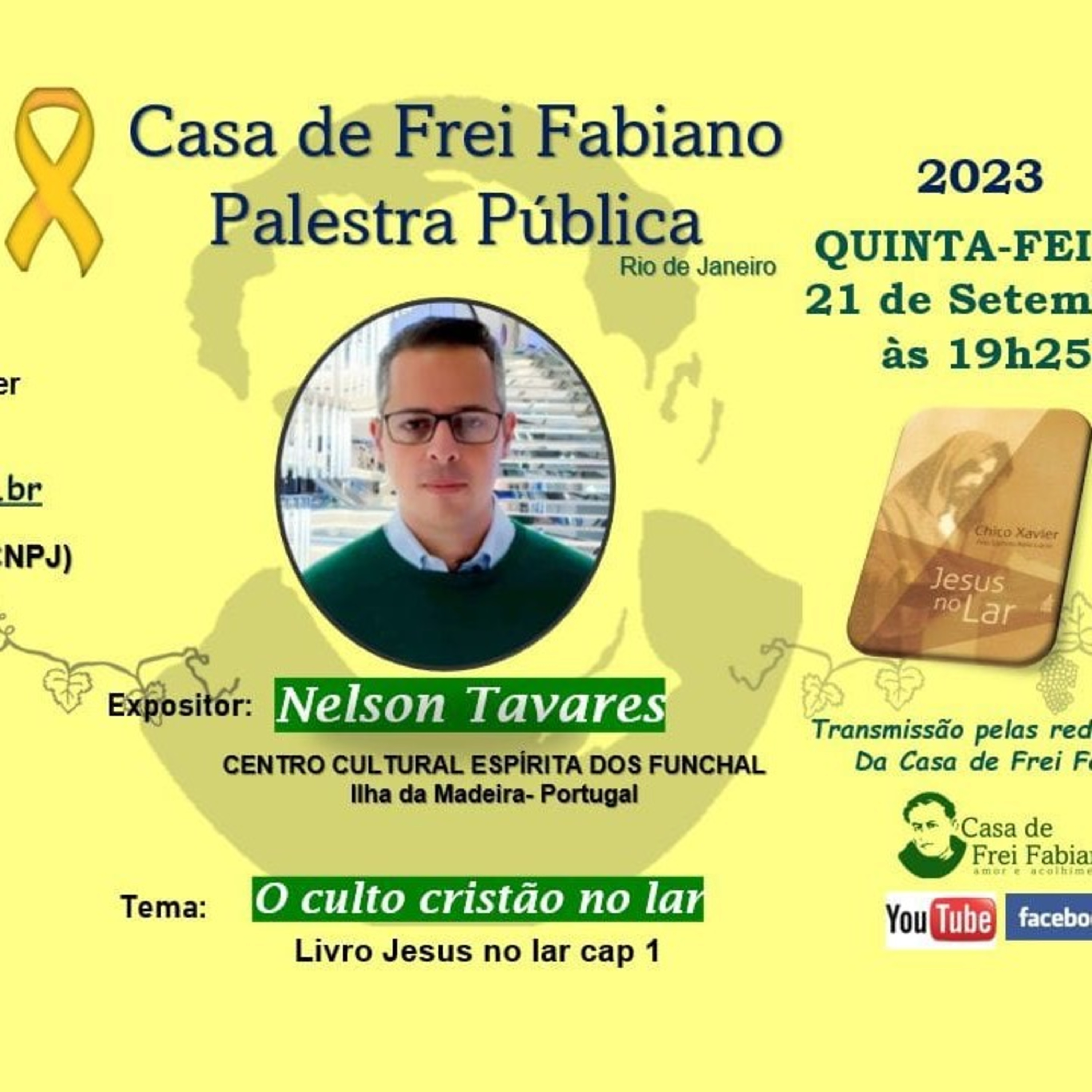O Culto Cristão no Lar - Palestra - Casa de Frei Fabiano - Méier - RJ episode artwork