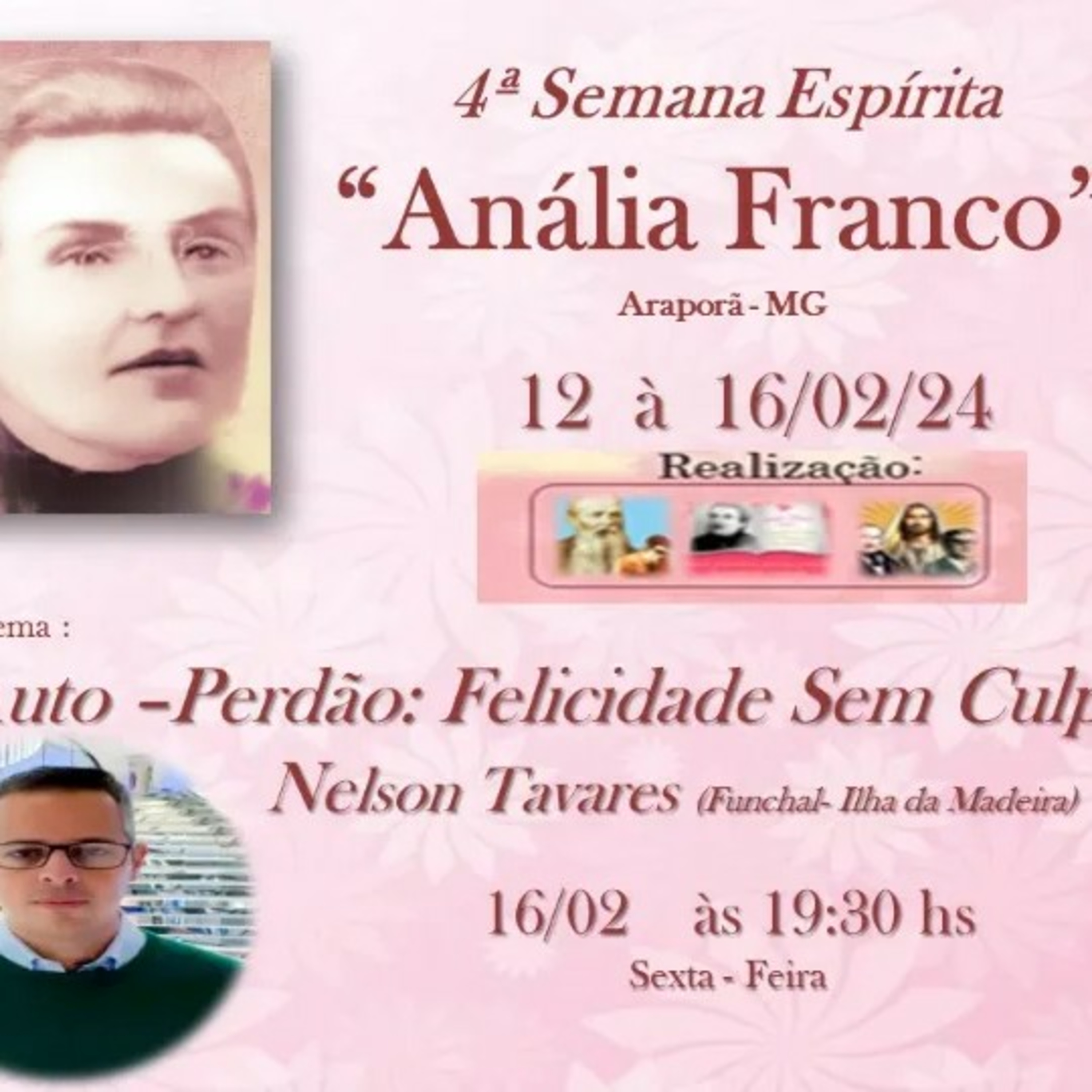 Autoperdão: Felicidade sem culpa - 4ª Semana Espírita Anália Franco - Araporã - MG episode artwork