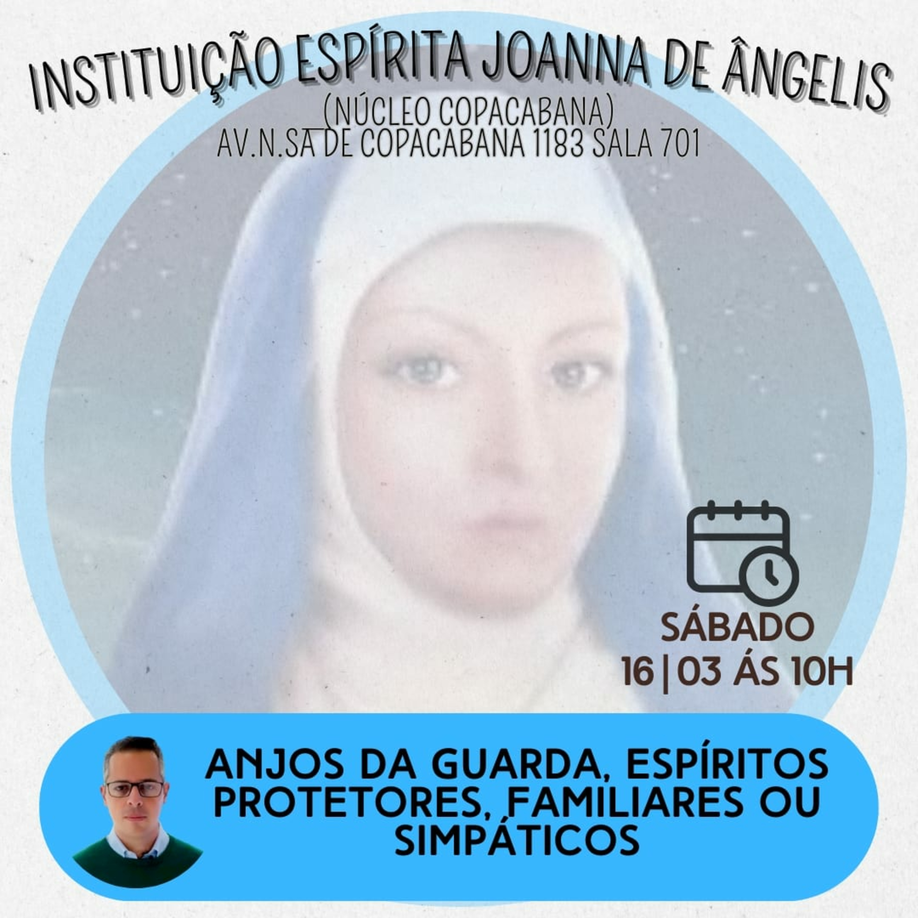 Anjos da Guarda, Espíritos protetores, familiares ou simpáticos - IEJA - Copacabana - RJ (Áudio) episode artwork