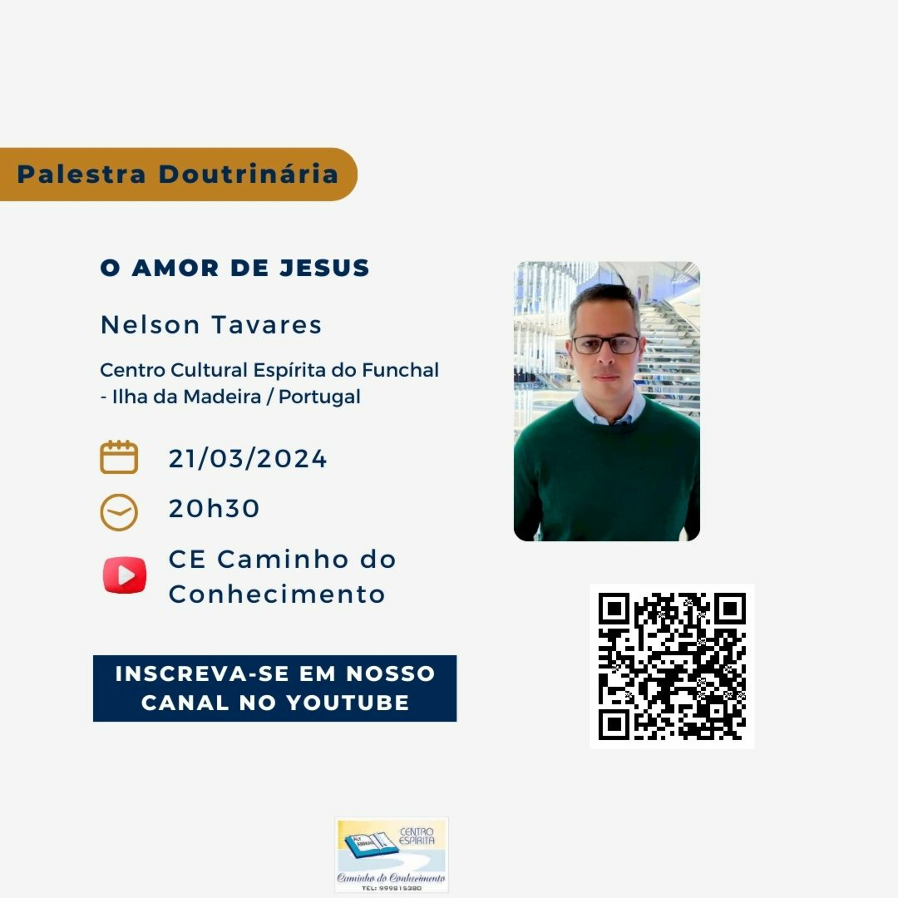 O Amor de Jesus - Palestra - Centro Espírita Caminho do Conhecimento - Salvador - BA (Áudio) episode artwork