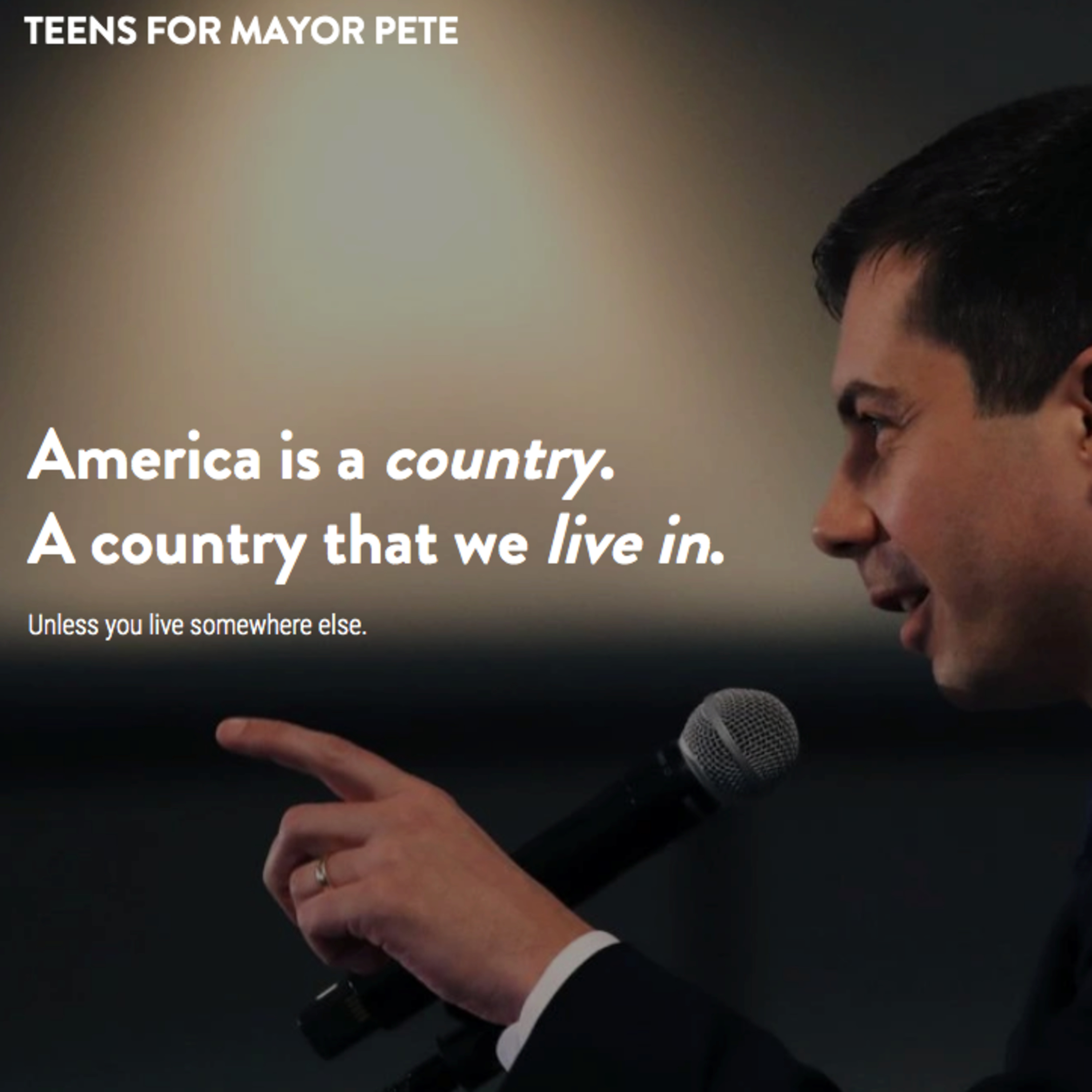 Teens For Mayor Pete episode artwork