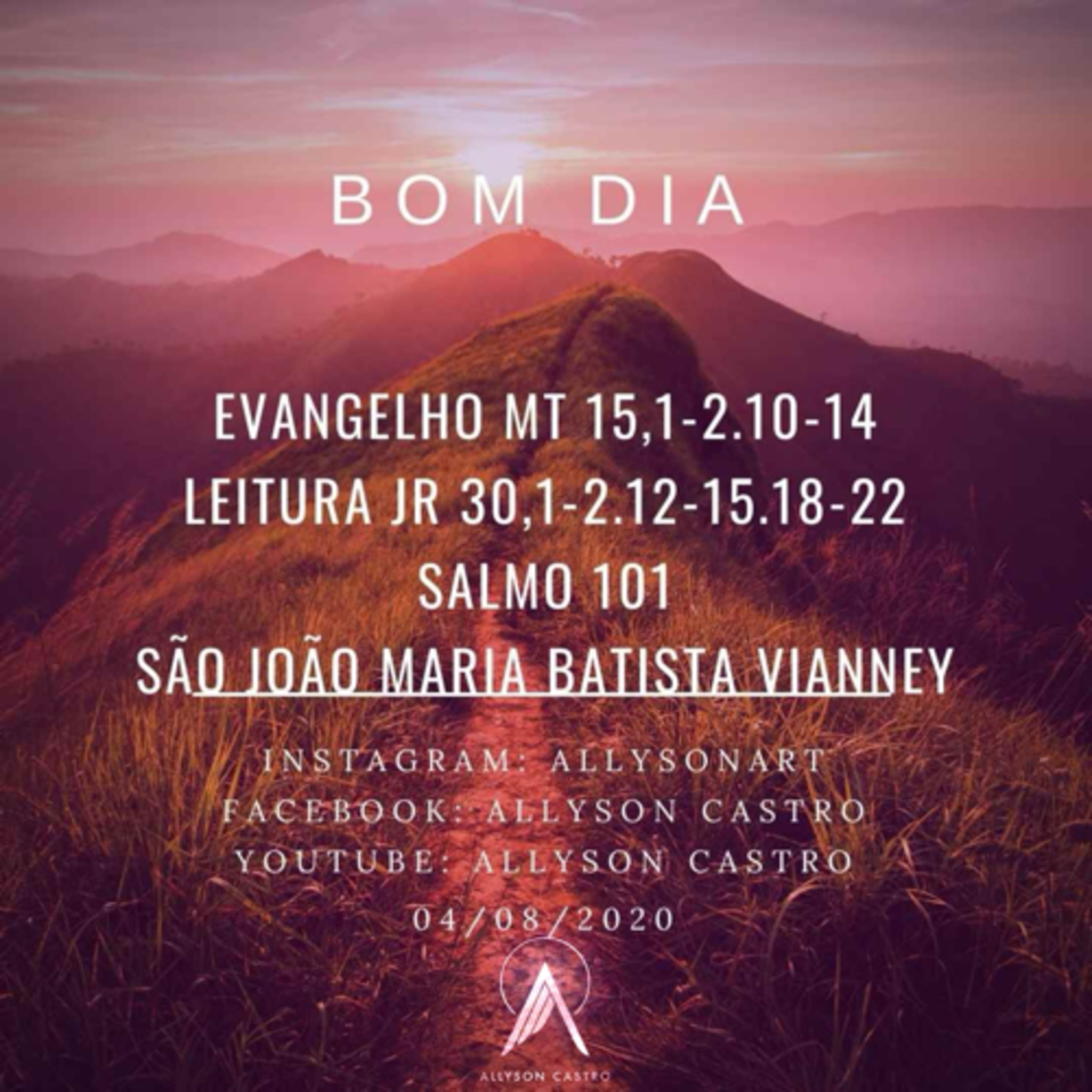 Palavra do dia - Mt 15,1-2.10-14 - 04/08/20 episode artwork