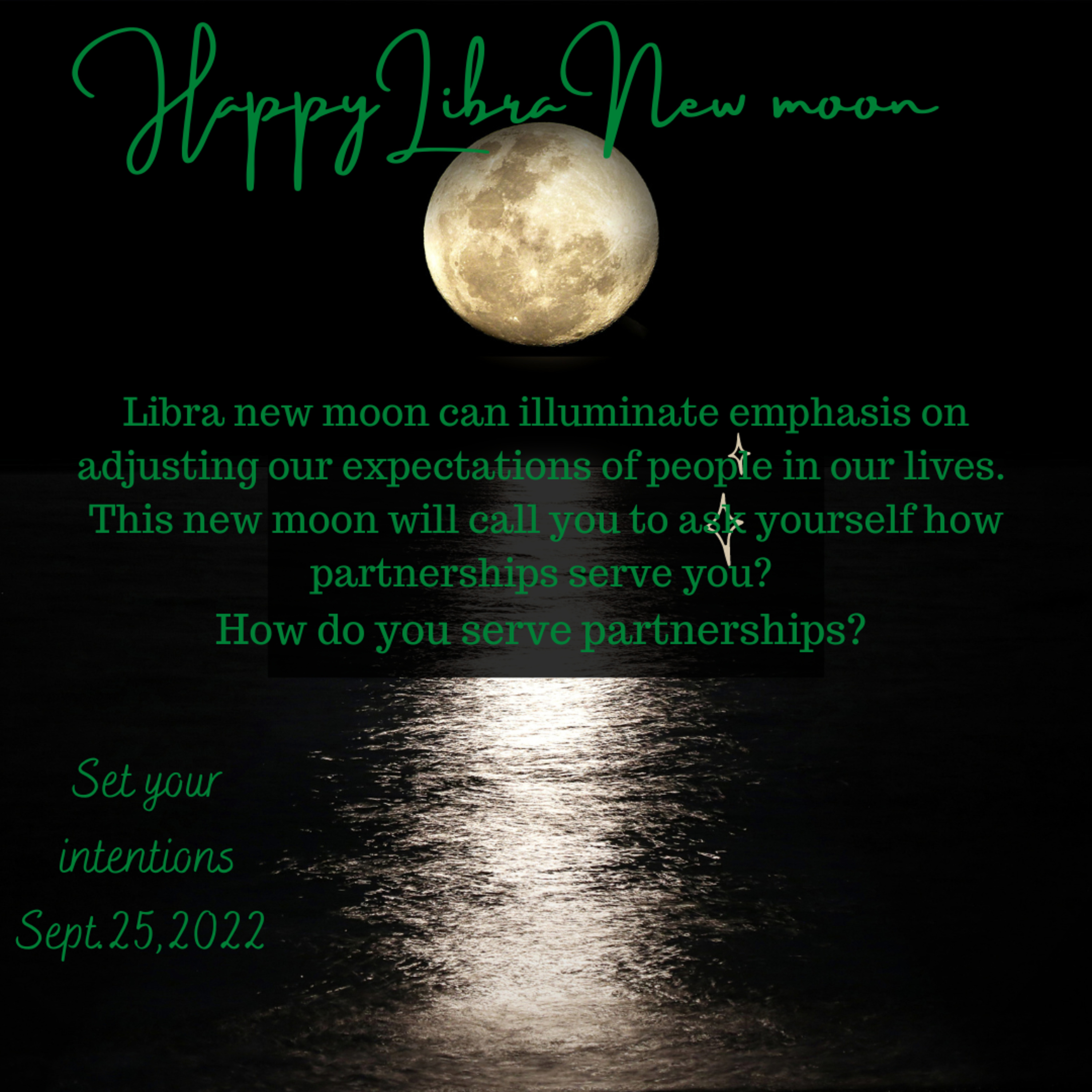 Libra New Moon setting your intentions episode artwork