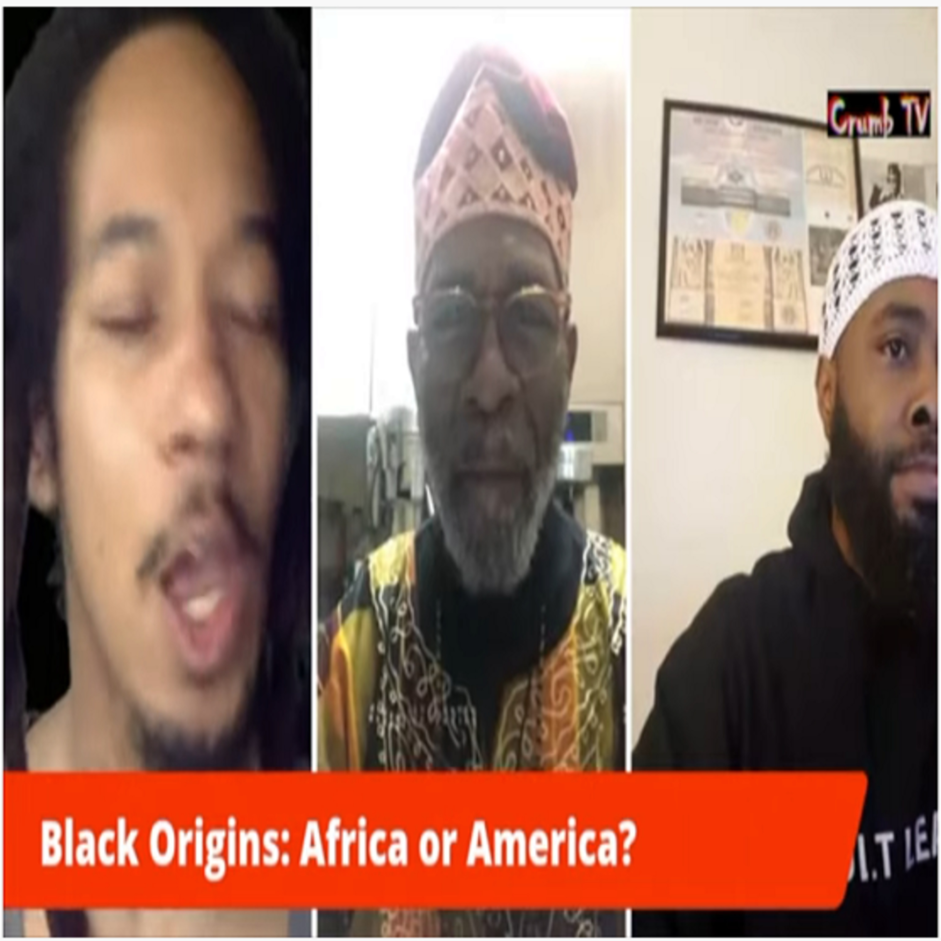 #Black origins - #Africa or #America? with Brother Ponder (the minister of information) and Dr. Ramessu Amen Re (#CrumbTV) episode artwork