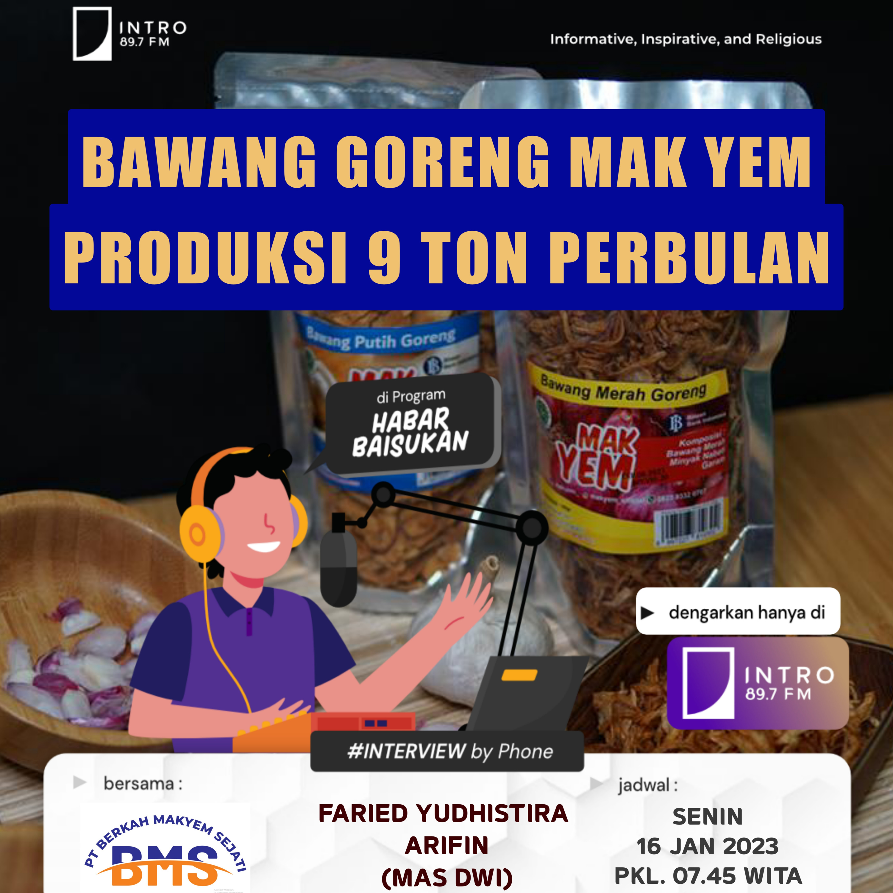 Bawang Goreng "MAK YEM", Produksi Capai 9 TON Perbulan episode artwork