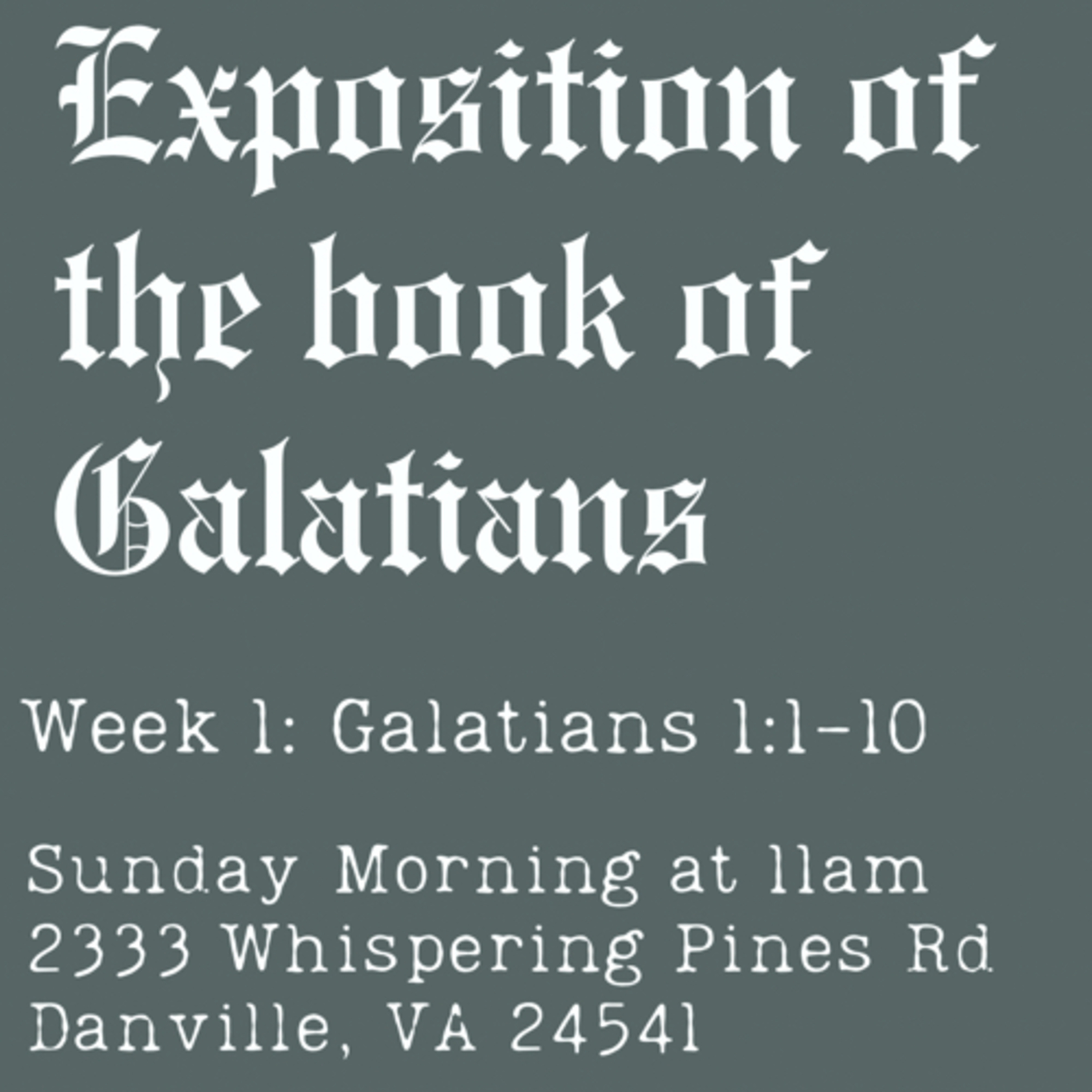 Bethlehem Baptist Church-Danville, VA-Sermons