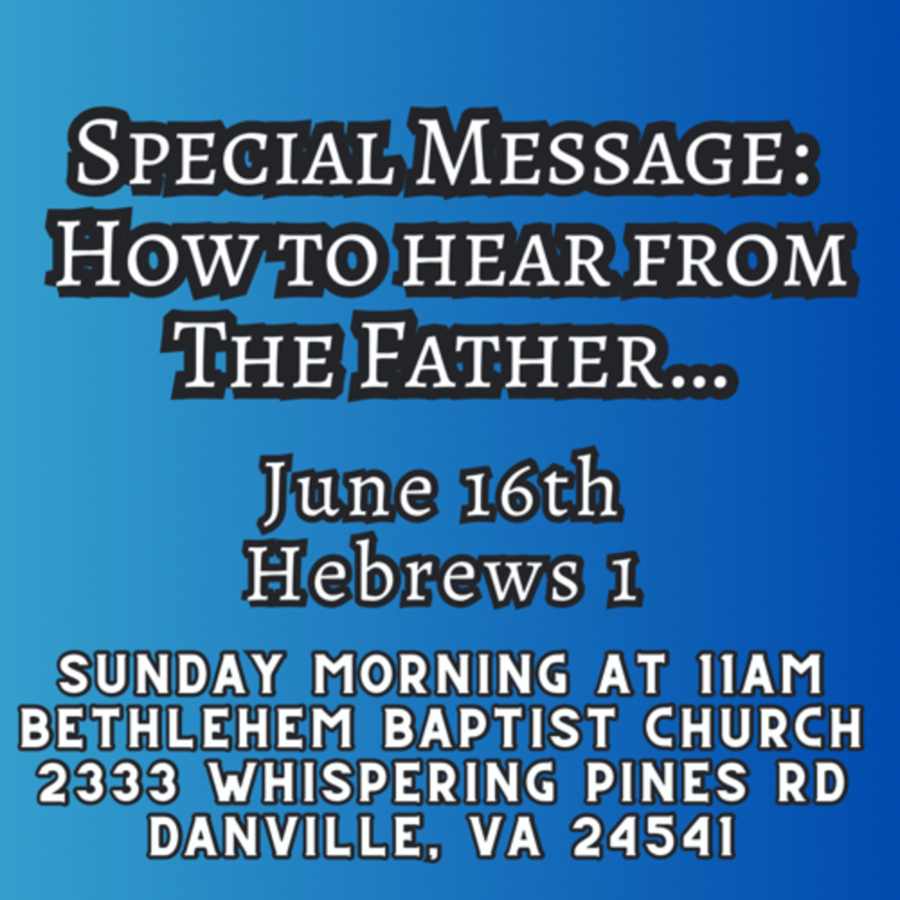 Bethlehem Baptist Church-Danville, VA-Sermons