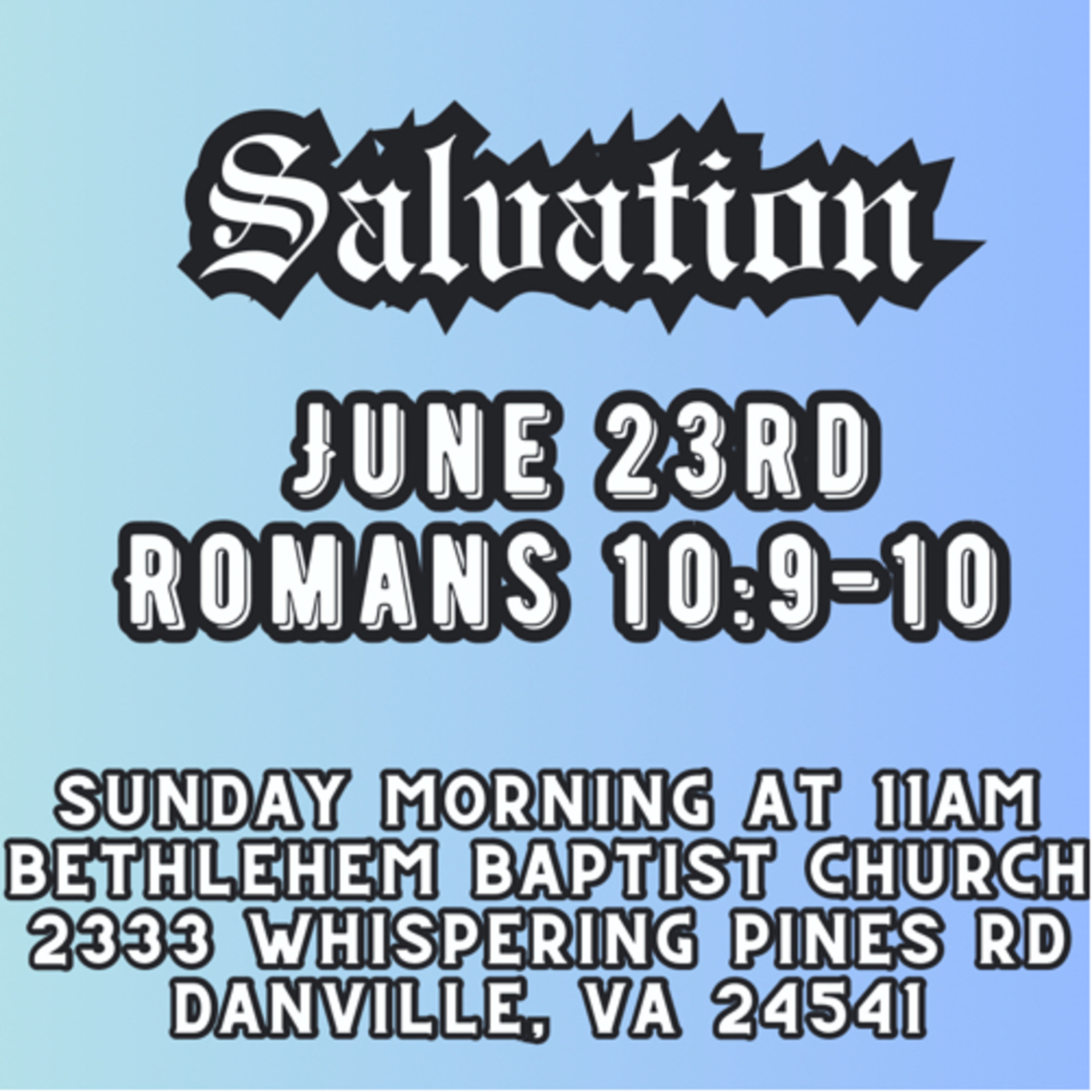 Bethlehem Baptist Church-Danville, VA-Sermons