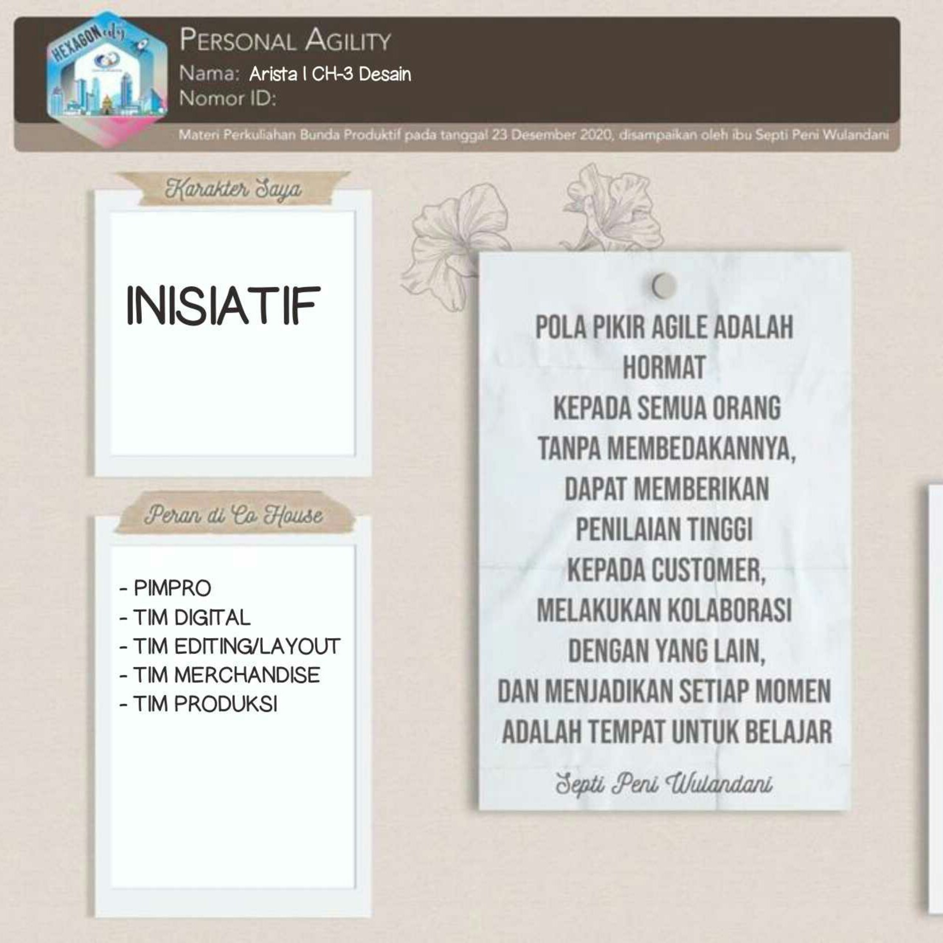 Arista: Jurnal Kelas IIP