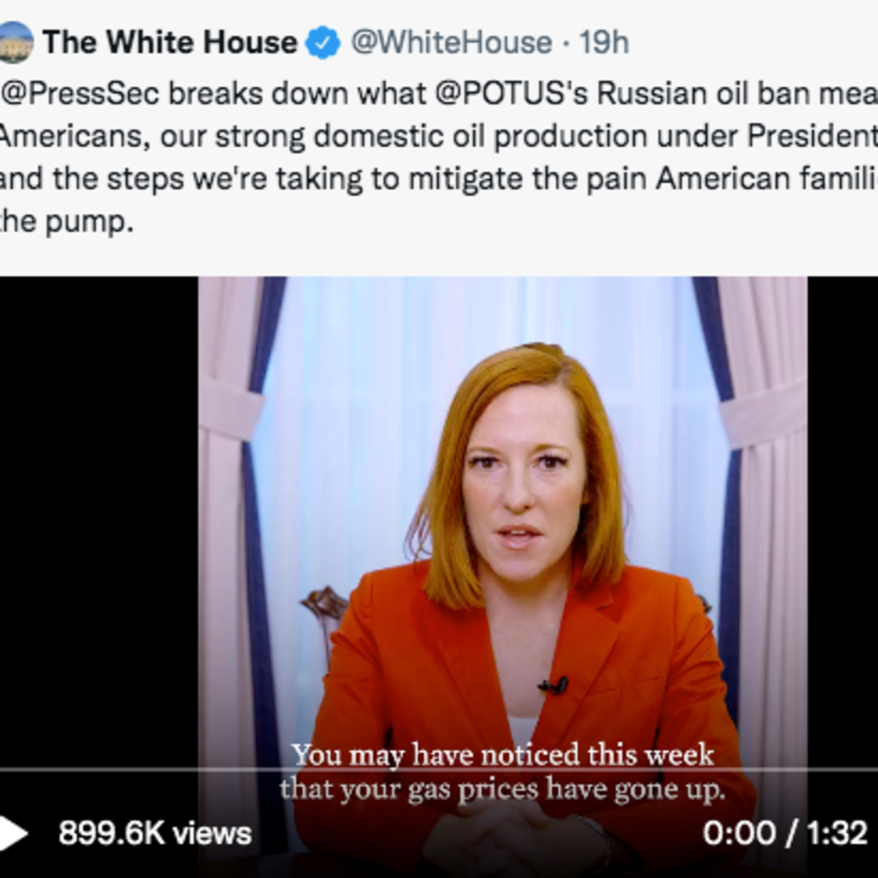 Jen Psaki is a Propagandist. Video Reaction to Official White House video on Record High Gas Prices episode artwork