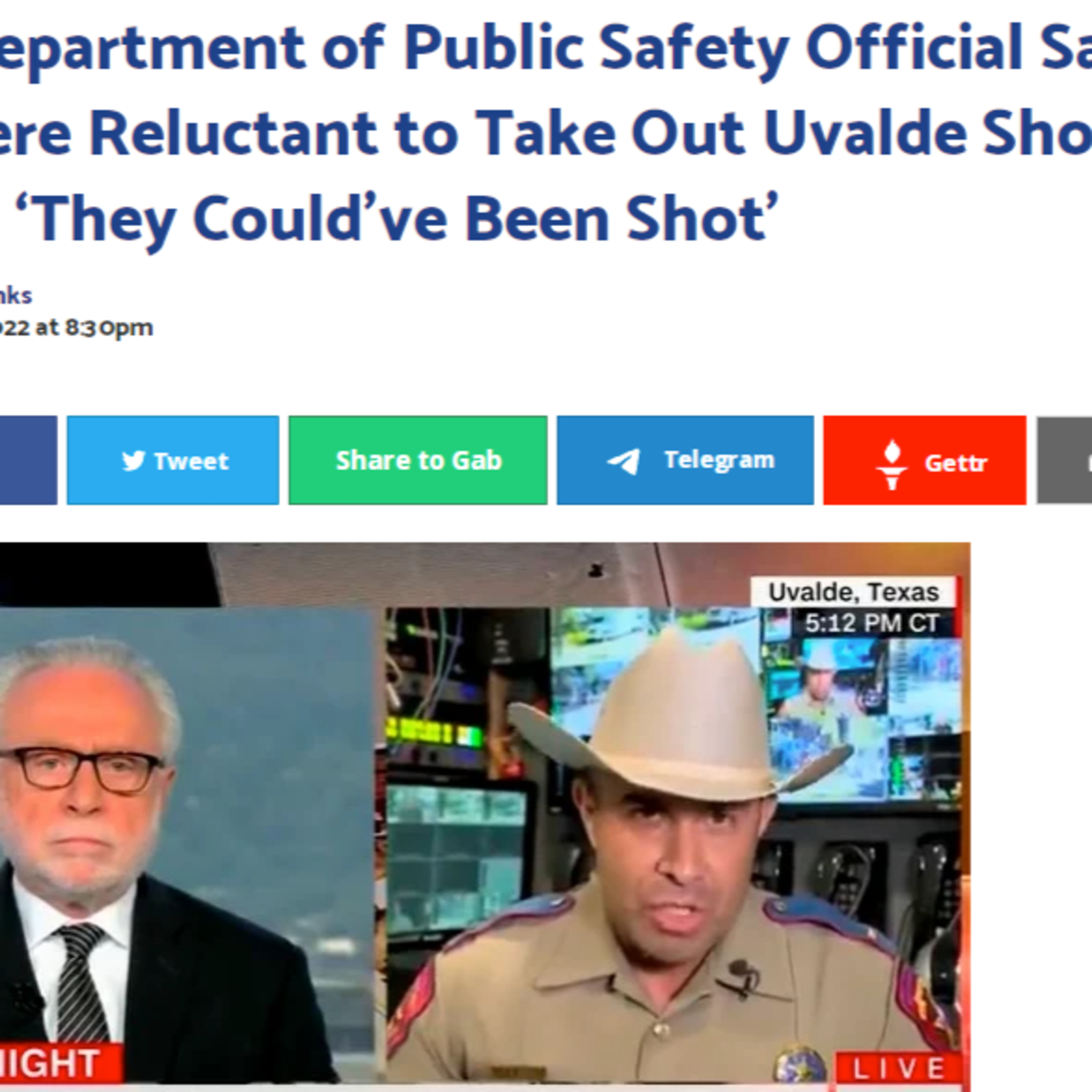 Something is Fishy as Texas Official Says Cops Were Reluctant to Take Out Uvalde Shooter Because ‘They Could’ve Been Shot’ episode artwork