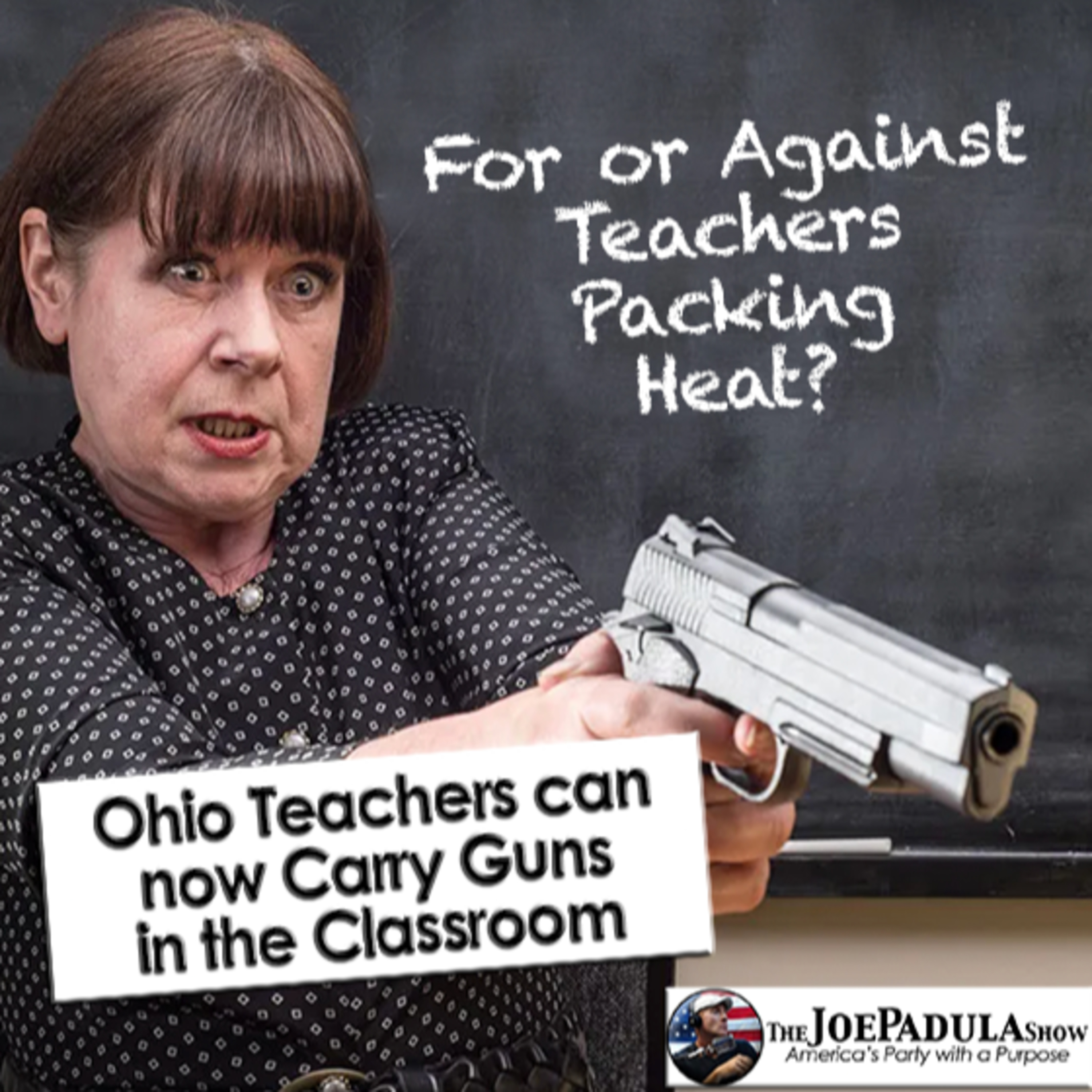 Ohio Teachers Can Now Carry Guns In Classrooms. Are You For or Against? episode artwork