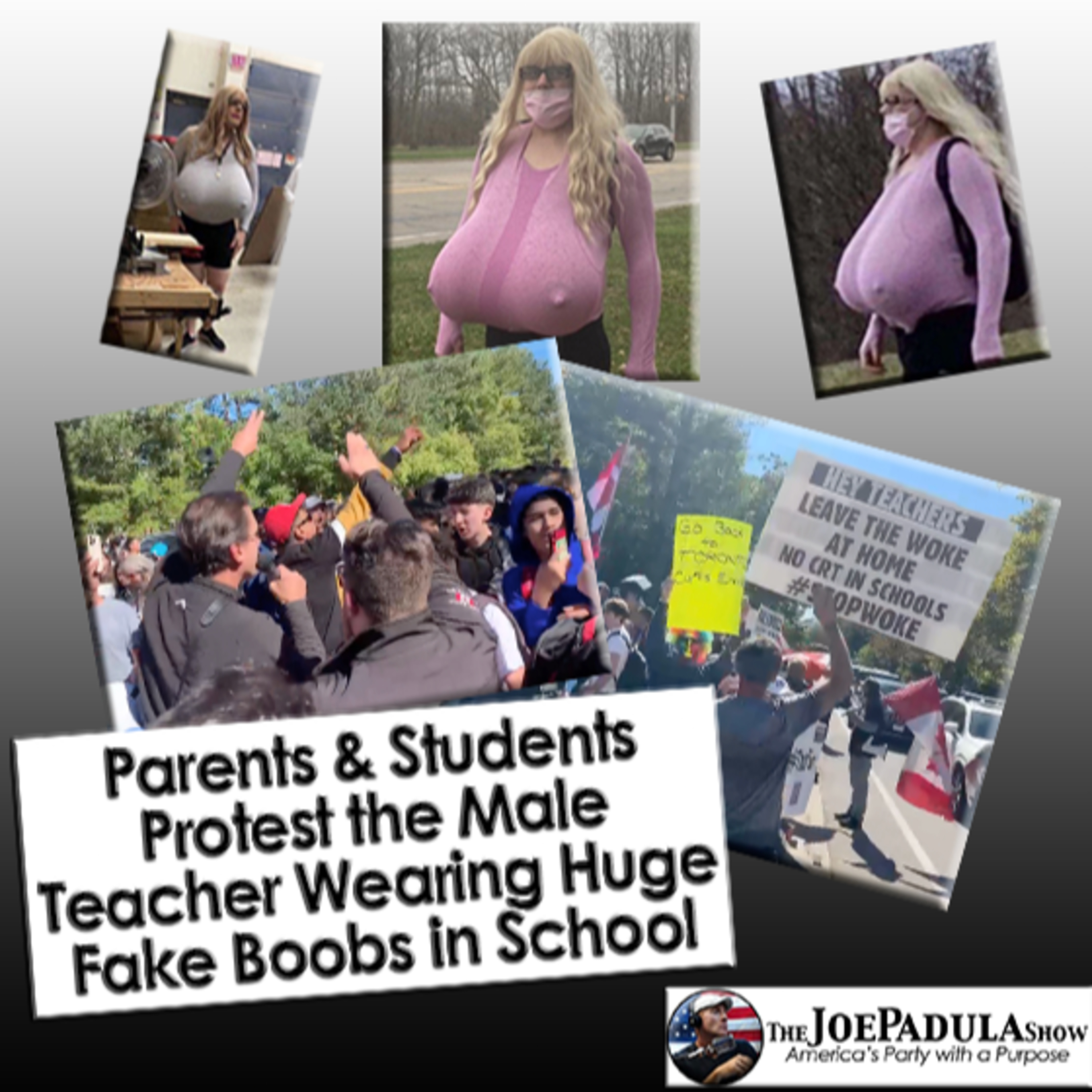 Parents & Students Protest The Male Teacher Who Wears Fake Huge Boobs In School episode artwork