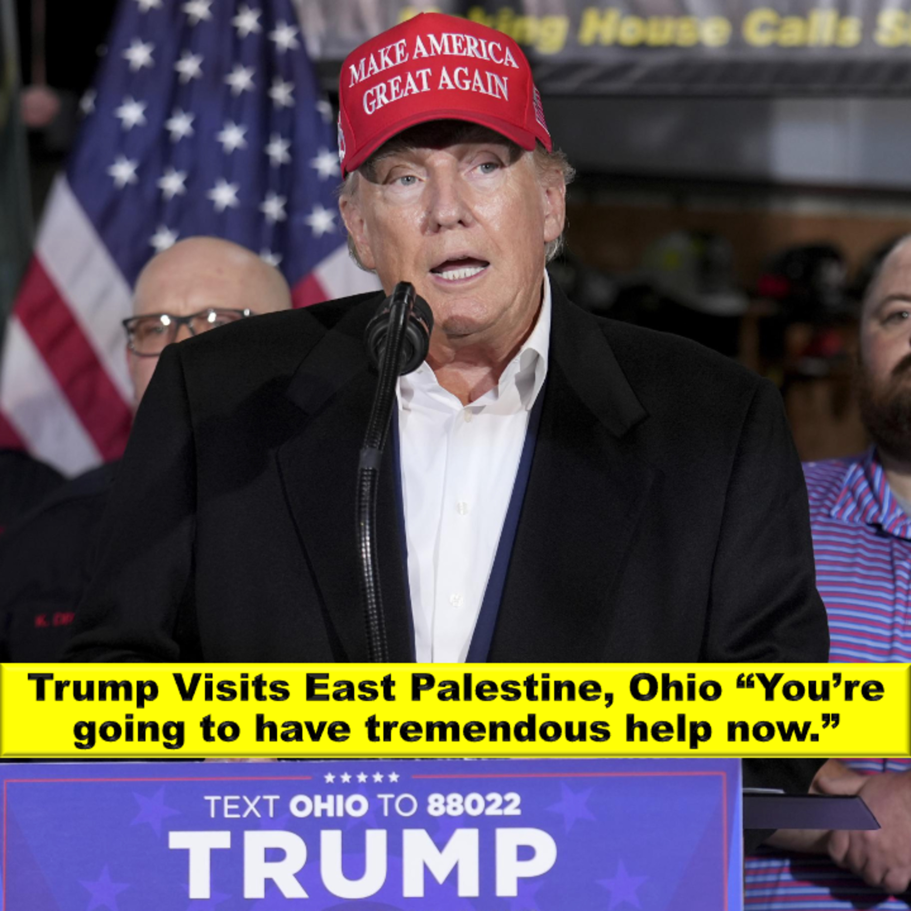 Video and Audio: Trump Visits East Palestine, Ohio “You’re going to have tremendous help now.” episode artwork
