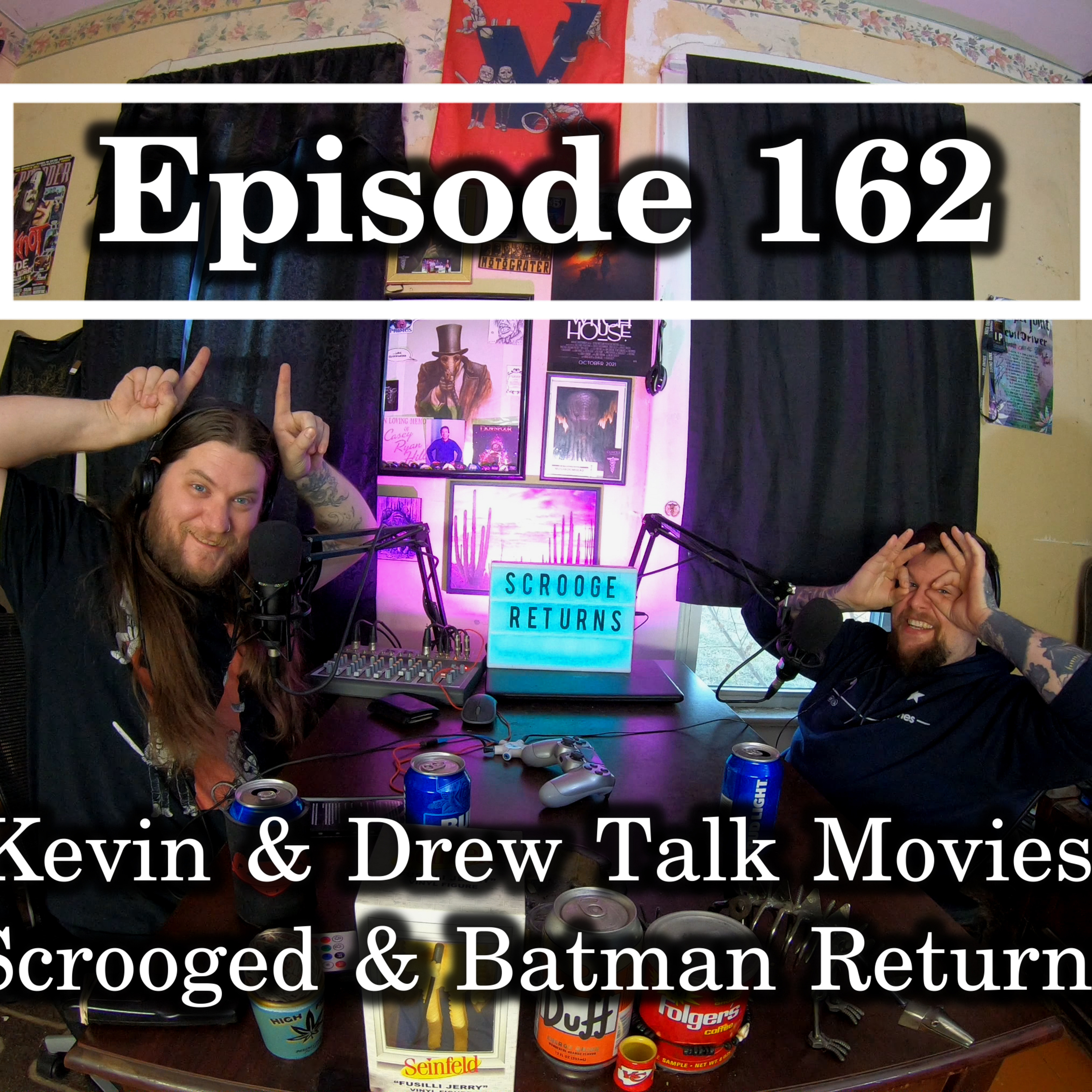 Ep. 162 Kevin & Drew Talk Movies: Scrooged & Batman Returns  episode artwork