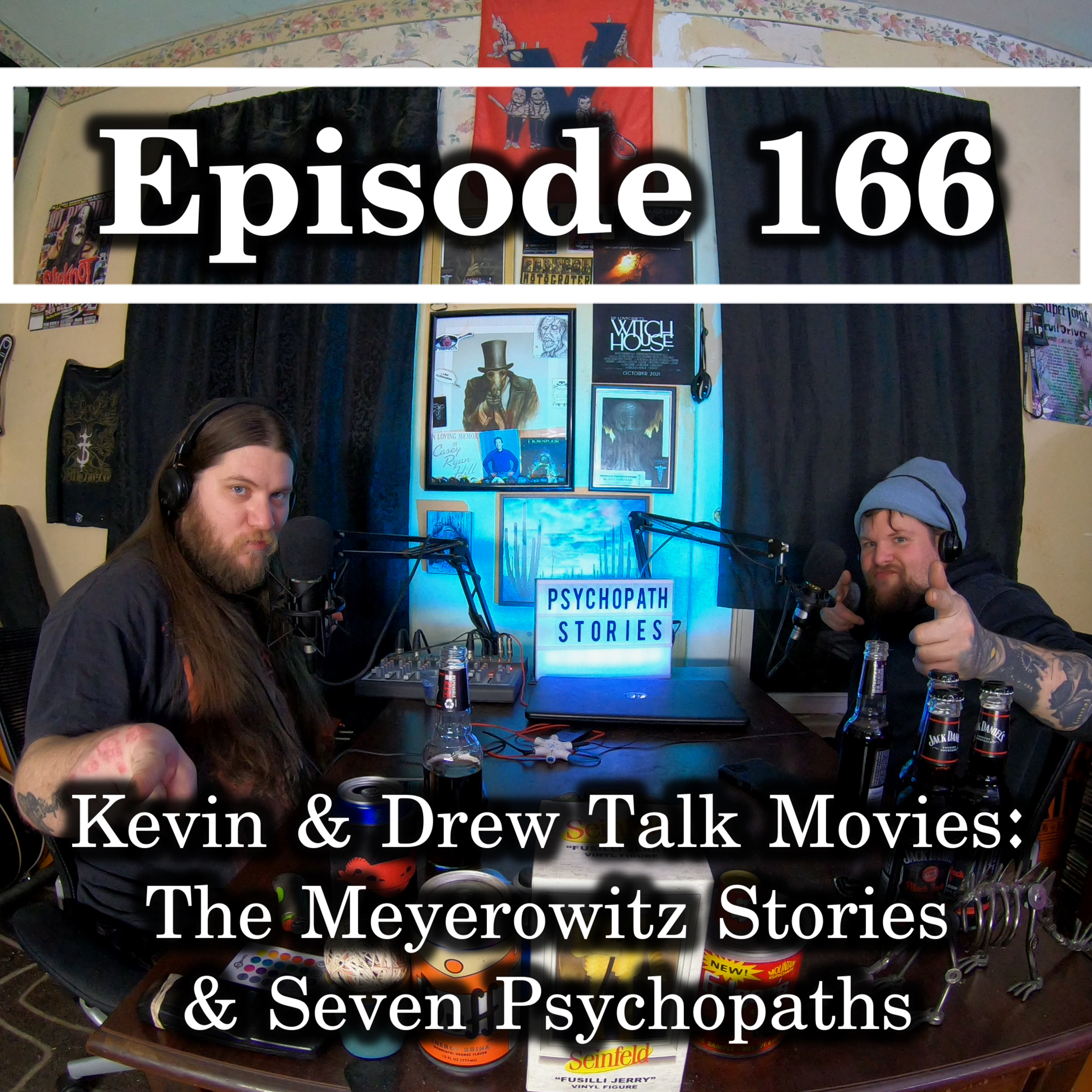 Ep. 166 Kevin & Drew Talk Movies: The Meyerowitz Stories & Seven Psychopaths episode artwork