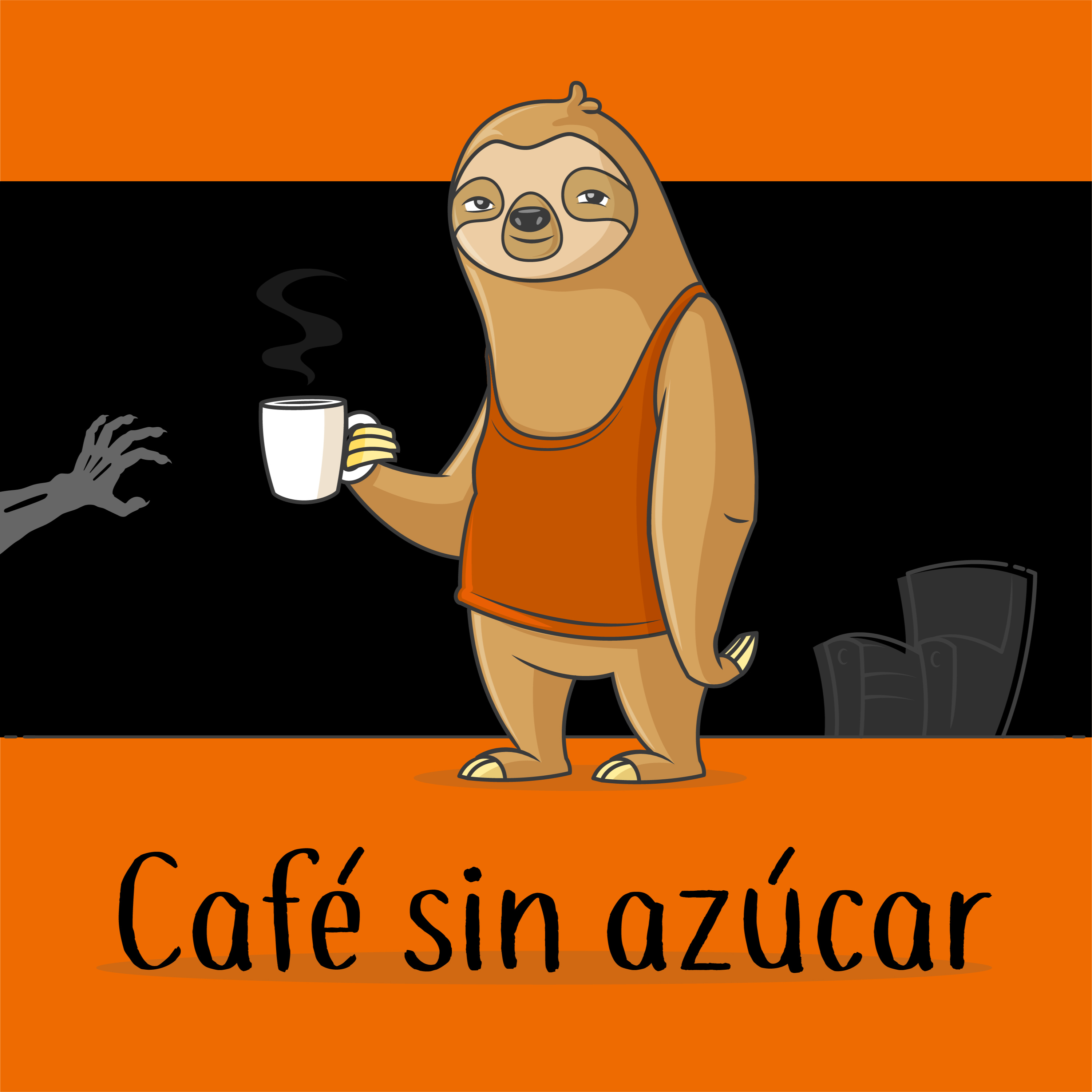 Café sin azúcar