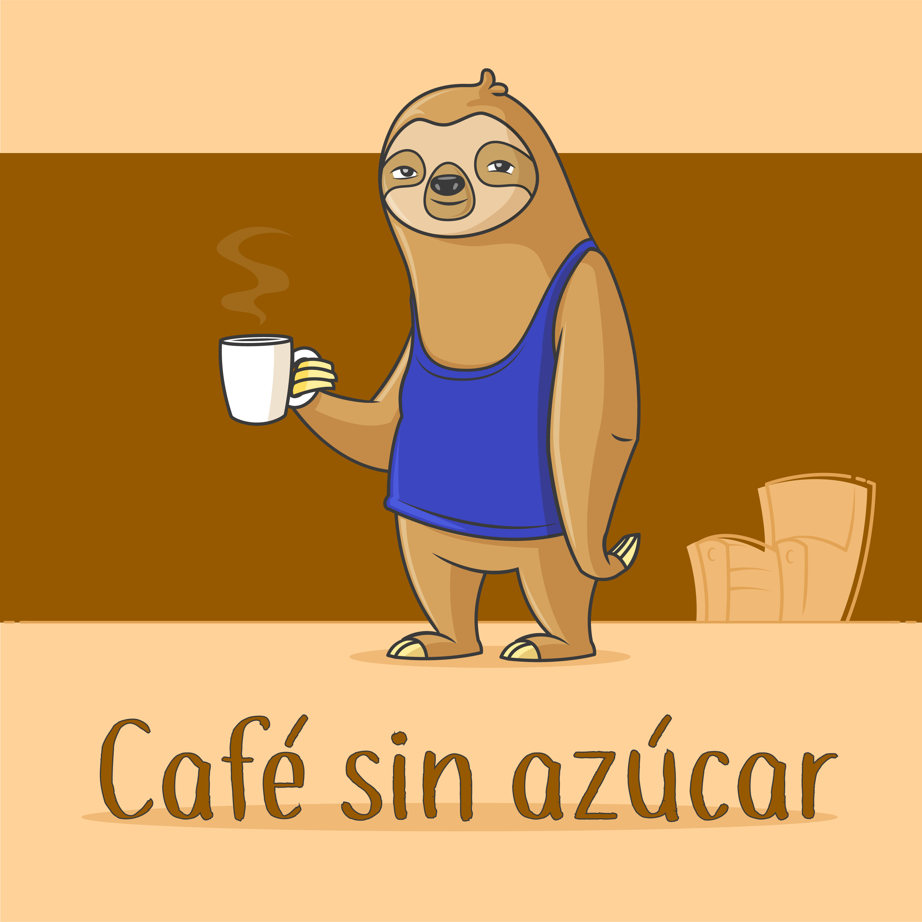 Café sin azúcar